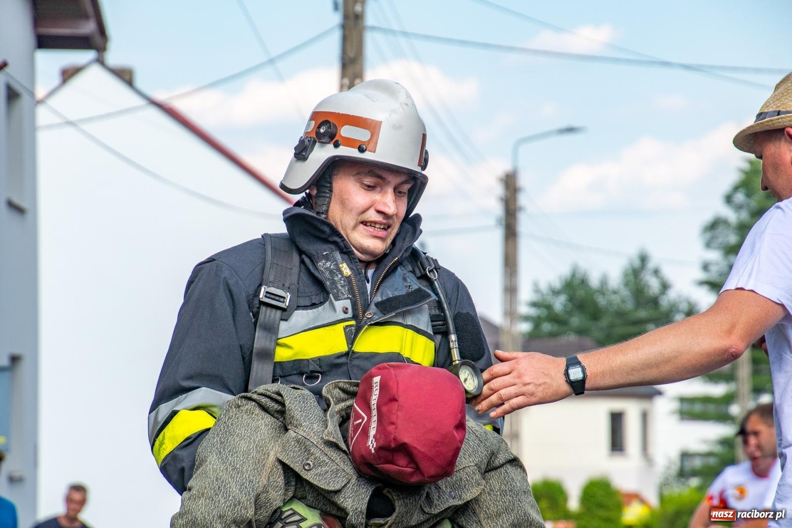 Zdjęcie w galerii na portalu naszraciborz.pl: Zawody Żelazny jak Strażak w Krzanowicach. Czesi na podium [FOTO i WIDEO] wiadomości z regionu