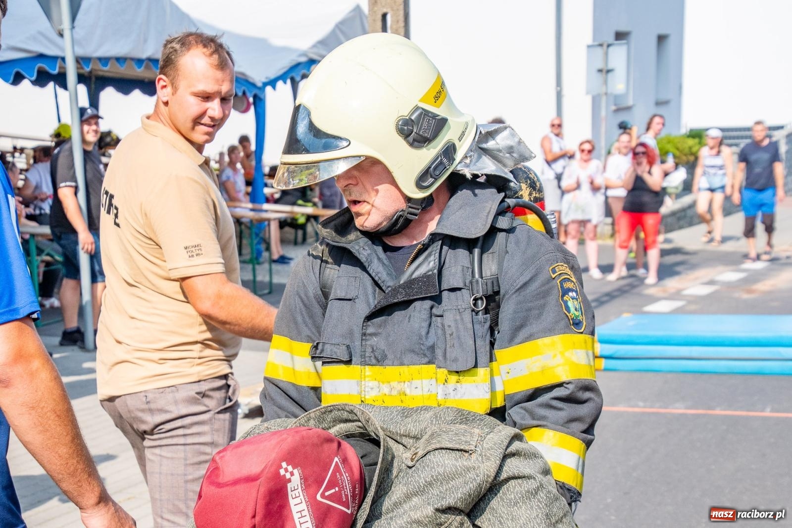 Zdjęcie w galerii na portalu naszraciborz.pl: Zawody Żelazny jak Strażak w Krzanowicach. Czesi na podium [FOTO i WIDEO] wiadomości z regionu