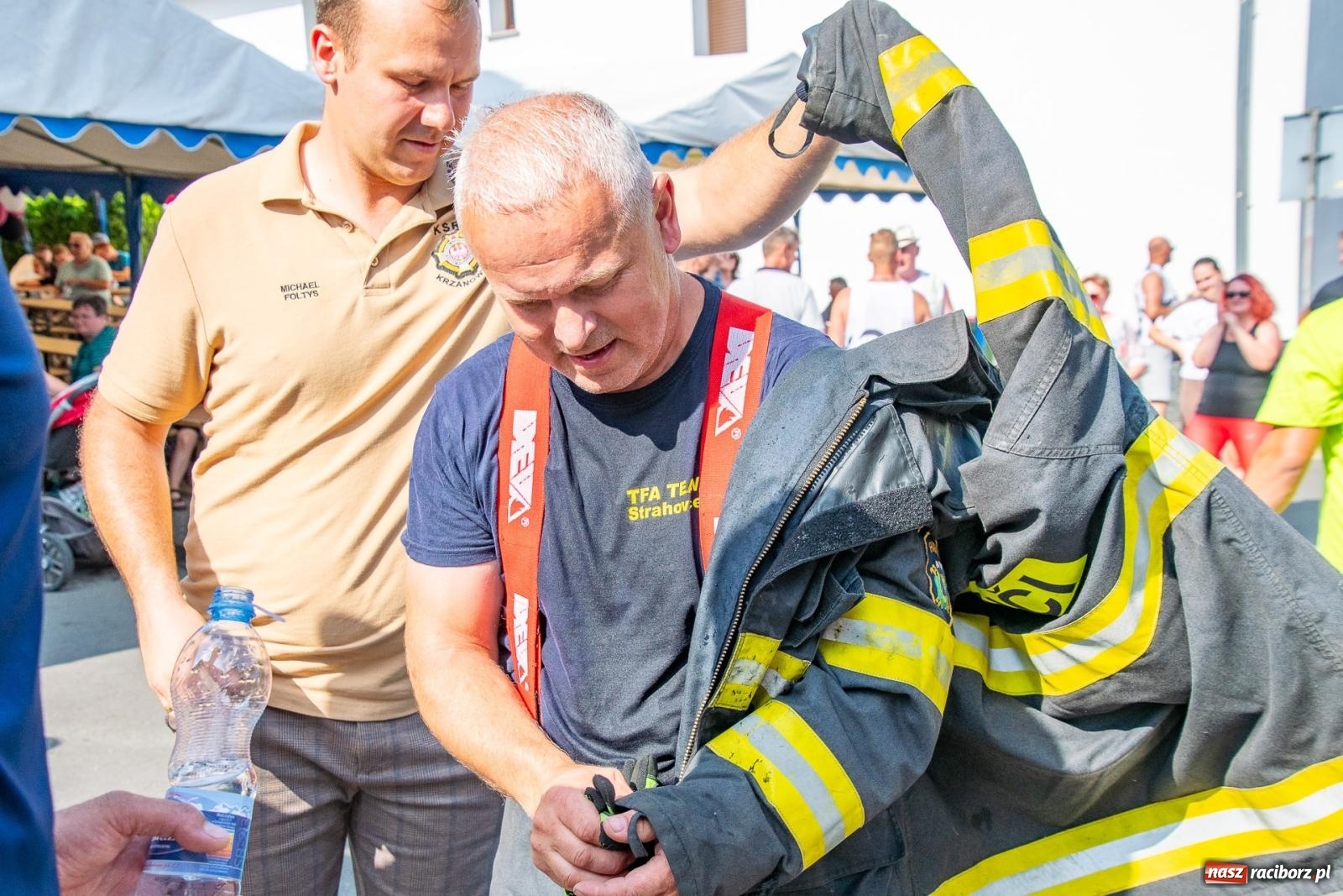 Zdjęcie w galerii na portalu naszraciborz.pl: Zawody Żelazny jak Strażak w Krzanowicach. Czesi na podium [FOTO i WIDEO] wiadomości z regionu