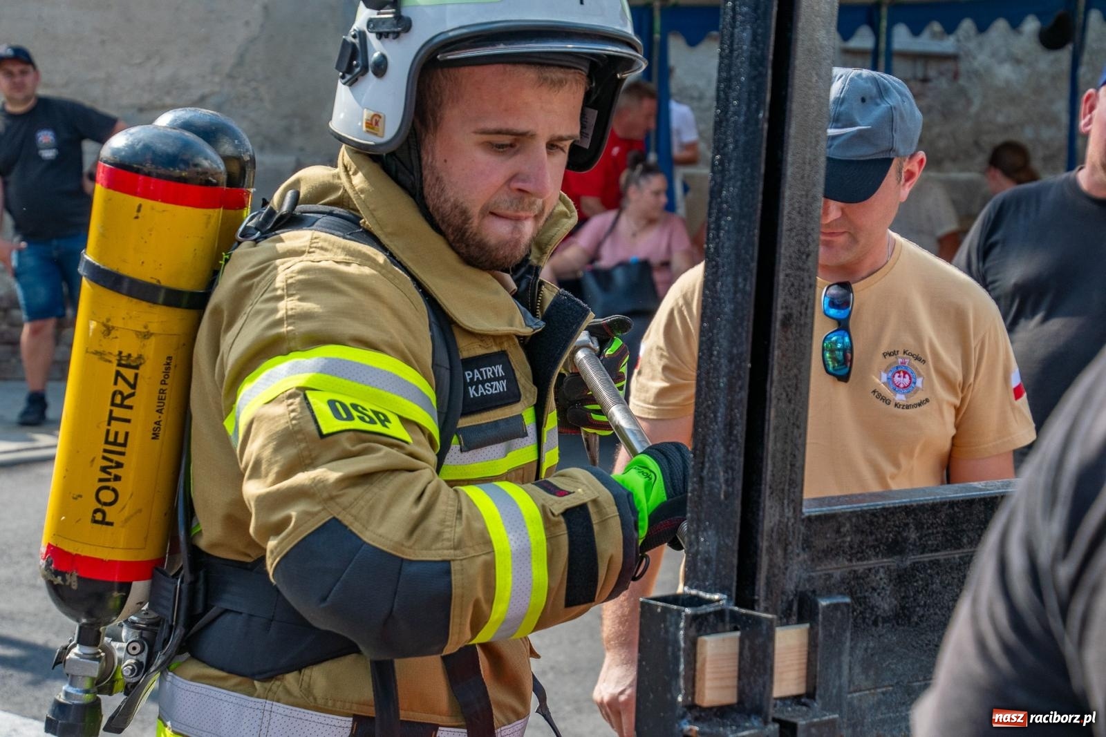 Zdjęcie w galerii na portalu naszraciborz.pl: Zawody Żelazny jak Strażak w Krzanowicach. Czesi na podium [FOTO i WIDEO] wiadomości z regionu