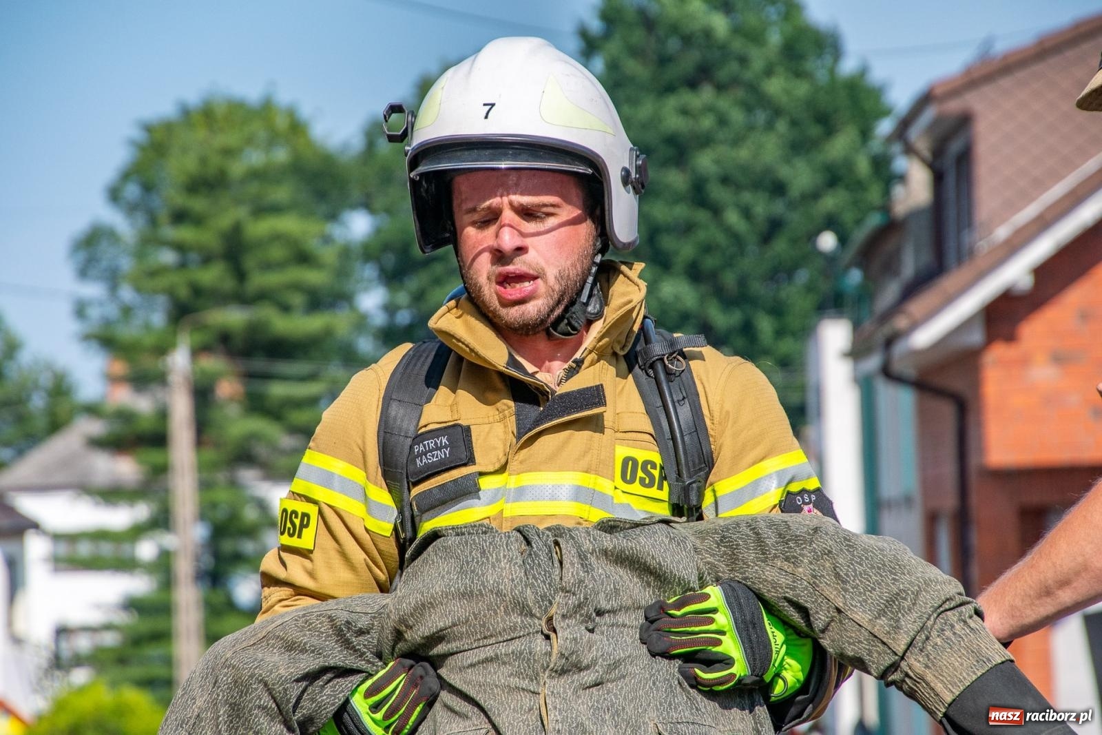 Zdjęcie w galerii na portalu naszraciborz.pl: Zawody Żelazny jak Strażak w Krzanowicach. Czesi na podium [FOTO i WIDEO] wiadomości z regionu