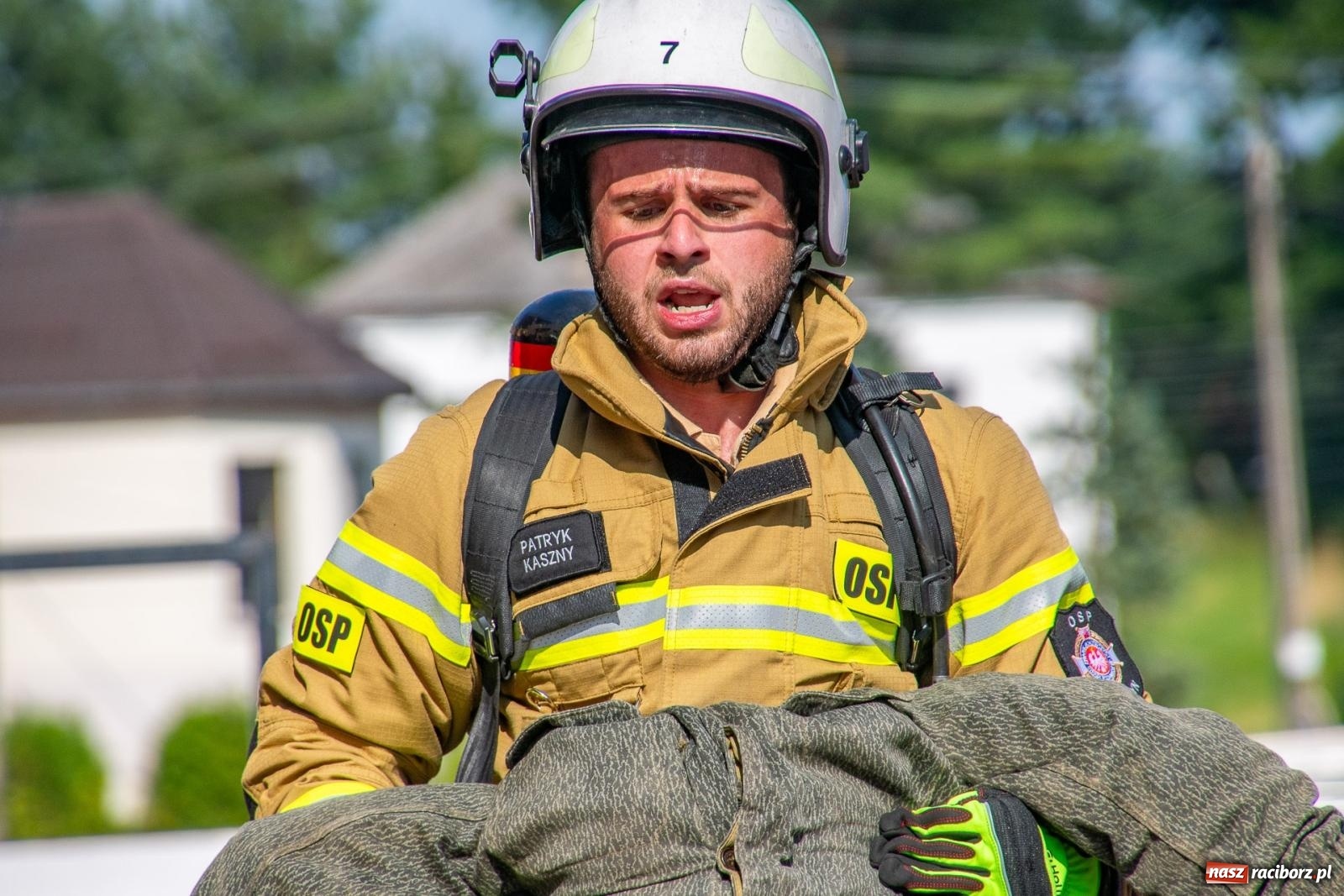 Zdjęcie w galerii na portalu naszraciborz.pl: Zawody Żelazny jak Strażak w Krzanowicach. Czesi na podium [FOTO i WIDEO] wiadomości z regionu