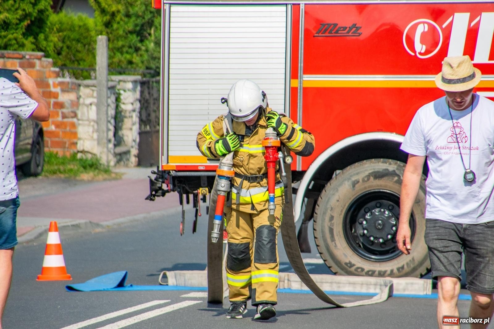 Zdjęcie w galerii na portalu naszraciborz.pl: Zawody Żelazny jak Strażak w Krzanowicach. Czesi na podium [FOTO i WIDEO] wiadomości z regionu