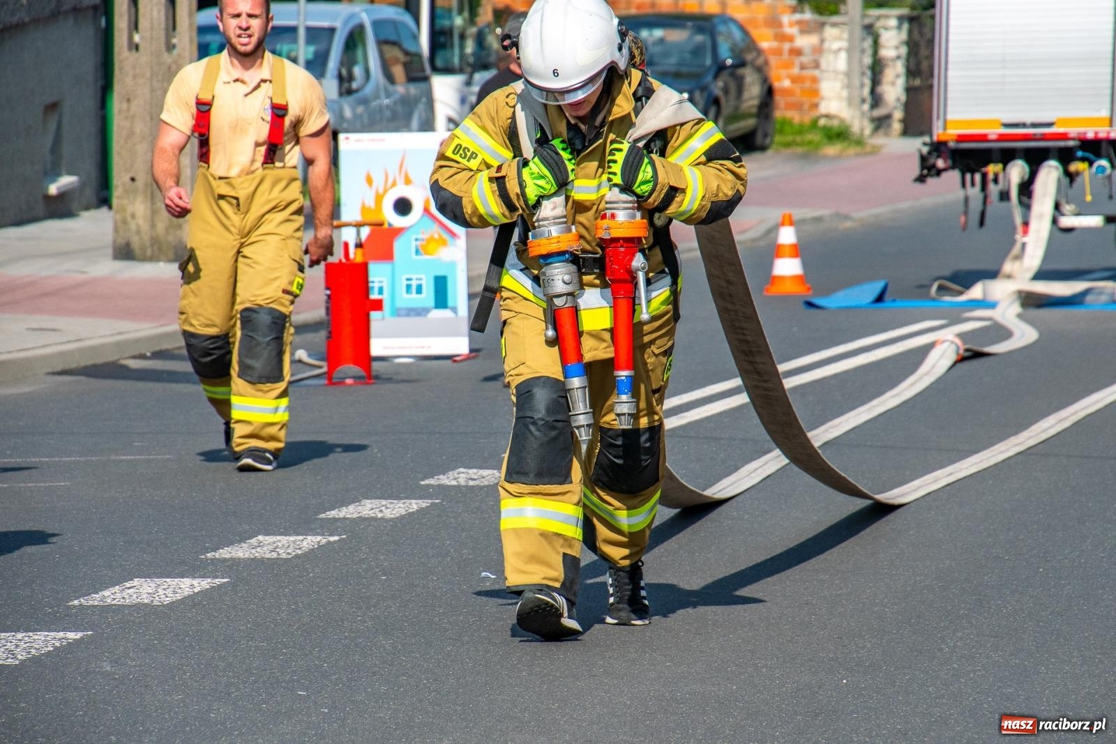Zdjęcie w galerii na portalu naszraciborz.pl: Zawody Żelazny jak Strażak w Krzanowicach. Czesi na podium [FOTO i WIDEO] wiadomości z regionu