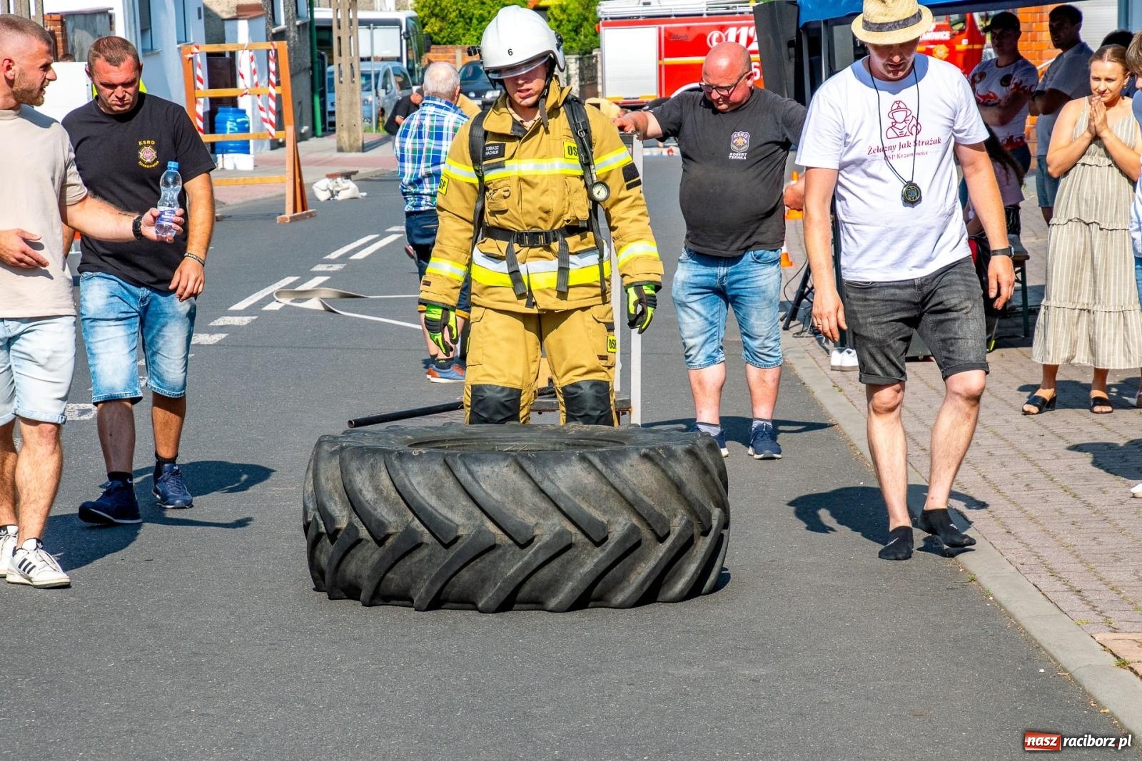 Zdjęcie w galerii na portalu naszraciborz.pl: Zawody Żelazny jak Strażak w Krzanowicach. Czesi na podium [FOTO i WIDEO] wiadomości z regionu