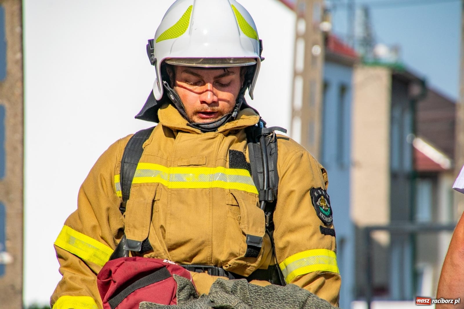 Zdjęcie w galerii na portalu naszraciborz.pl: Zawody Żelazny jak Strażak w Krzanowicach. Czesi na podium [FOTO i WIDEO] wiadomości z regionu