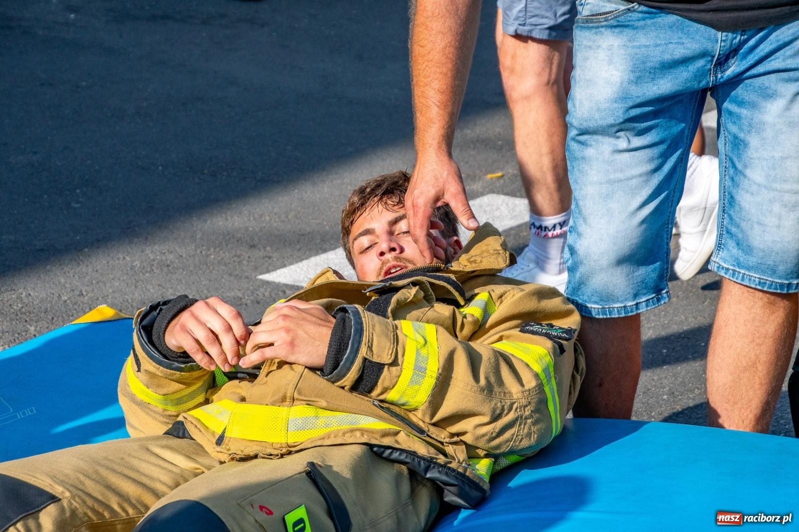 Zdjęcie w galerii na portalu naszraciborz.pl: Zawody Żelazny jak Strażak w Krzanowicach. Czesi na podium [FOTO i WIDEO] wiadomości z regionu