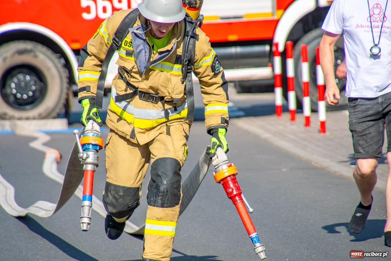 Zdjęcie w galerii na portalu naszraciborz.pl: Zawody Żelazny jak Strażak w Krzanowicach. Czesi na podium [FOTO i WIDEO] wiadomości z regionu