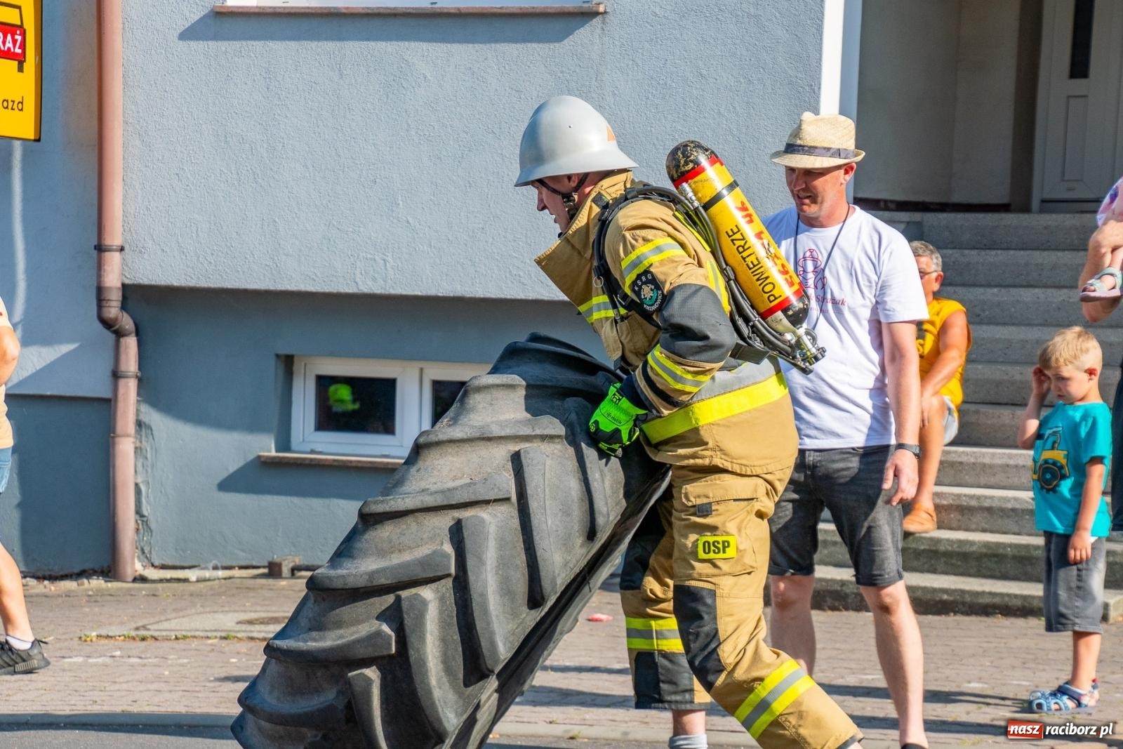 Zdjęcie w galerii na portalu naszraciborz.pl: Zawody Żelazny jak Strażak w Krzanowicach. Czesi na podium [FOTO i WIDEO] wiadomości z regionu