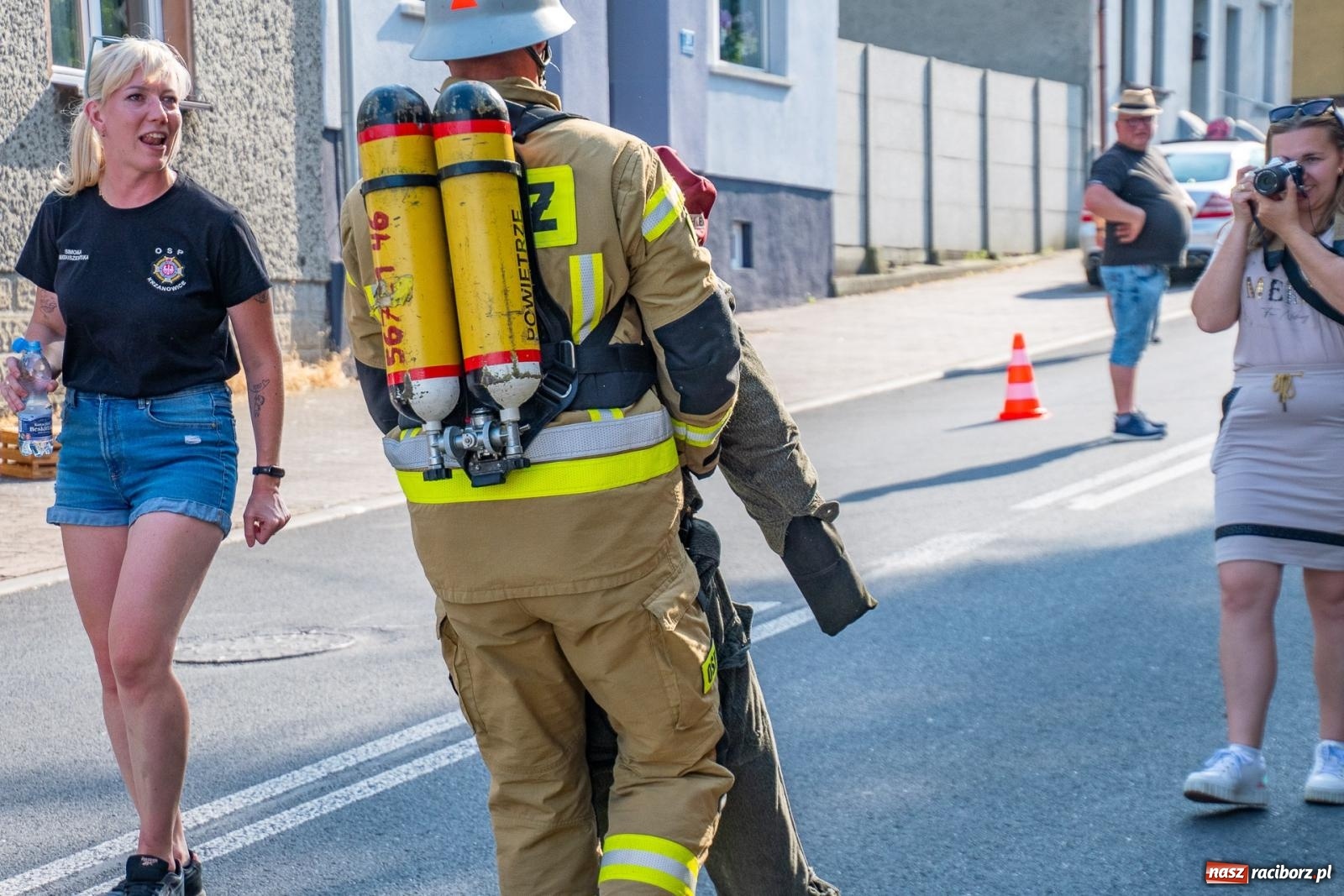 Zdjęcie w galerii na portalu naszraciborz.pl: Zawody Żelazny jak Strażak w Krzanowicach. Czesi na podium [FOTO i WIDEO] wiadomości z regionu