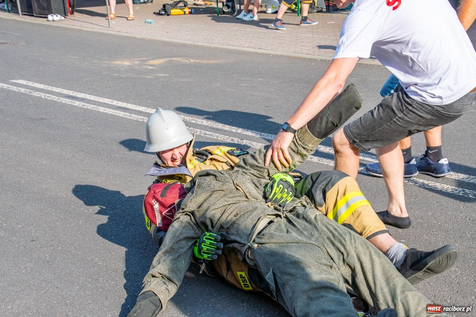 Zdjęcie w galerii na portalu naszraciborz.pl: Zawody Żelazny jak Strażak w Krzanowicach. Czesi na podium [FOTO i WIDEO] wiadomości z regionu