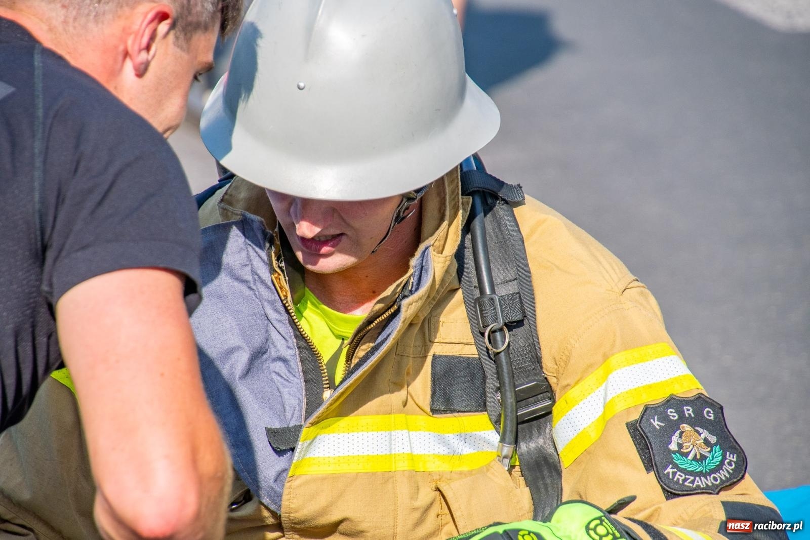 Zdjęcie w galerii na portalu naszraciborz.pl: Zawody Żelazny jak Strażak w Krzanowicach. Czesi na podium [FOTO i WIDEO] wiadomości z regionu