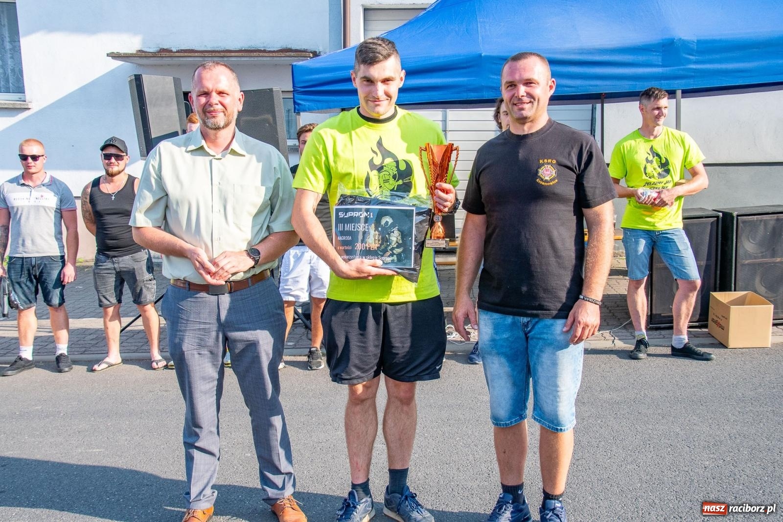 Zdjęcie w galerii na portalu naszraciborz.pl: Zawody Żelazny jak Strażak w Krzanowicach. Czesi na podium [FOTO i WIDEO] wiadomości z regionu