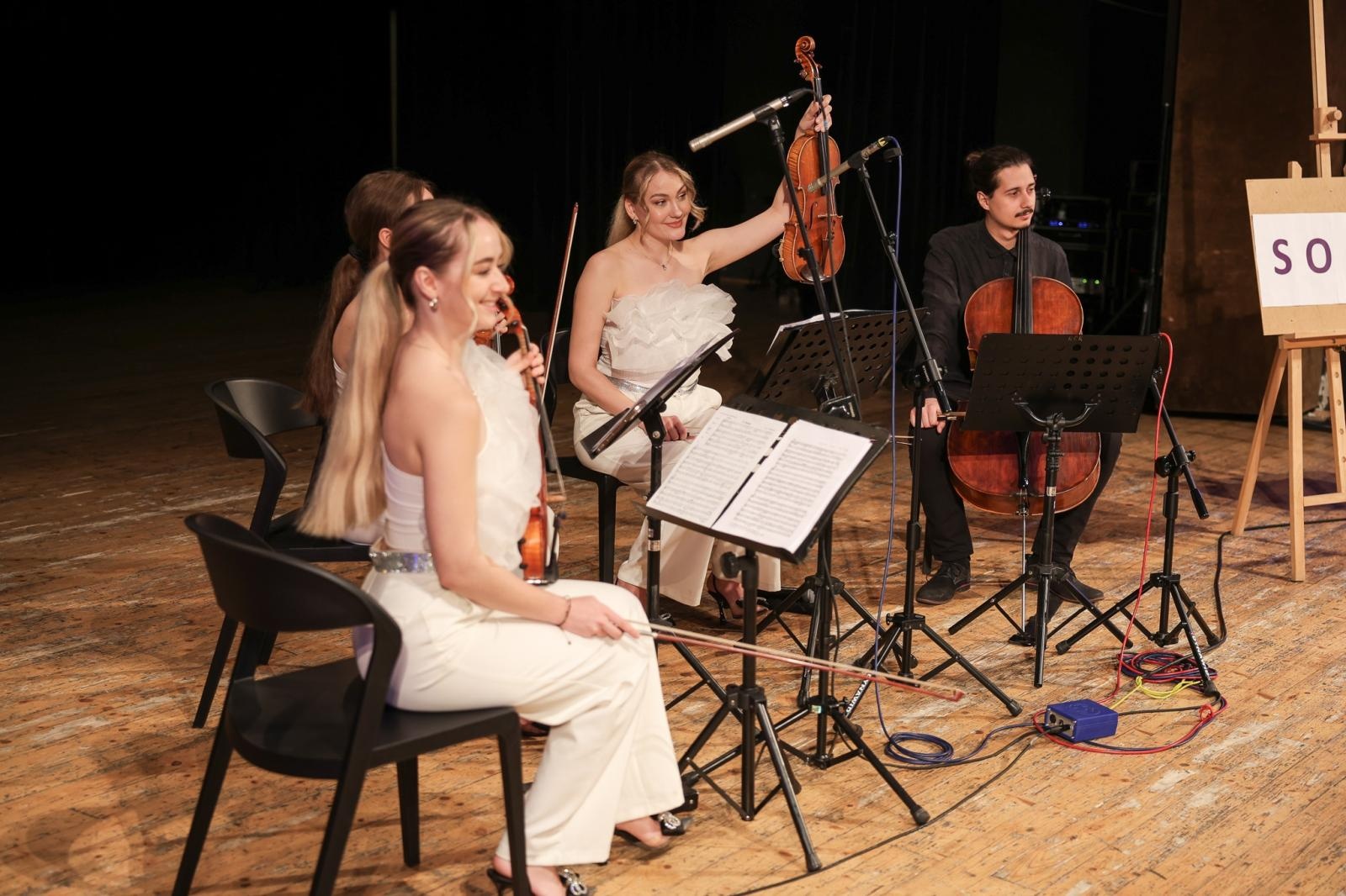 Zdjęcie w galerii na portalu naszraciborz.pl: Solo, duo, trio, czyli kwartet APPASIONATO na finał Koncertów Umuzykalniających w RCK wiadomości z regionu