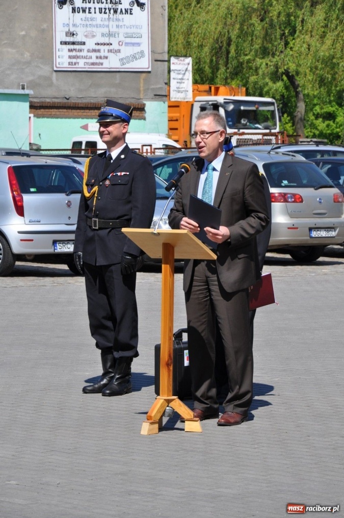Zdjęcie w galerii na portalu naszraciborz.pl: Kamera dla rycerzy św. Floriana wiadomości z regionu