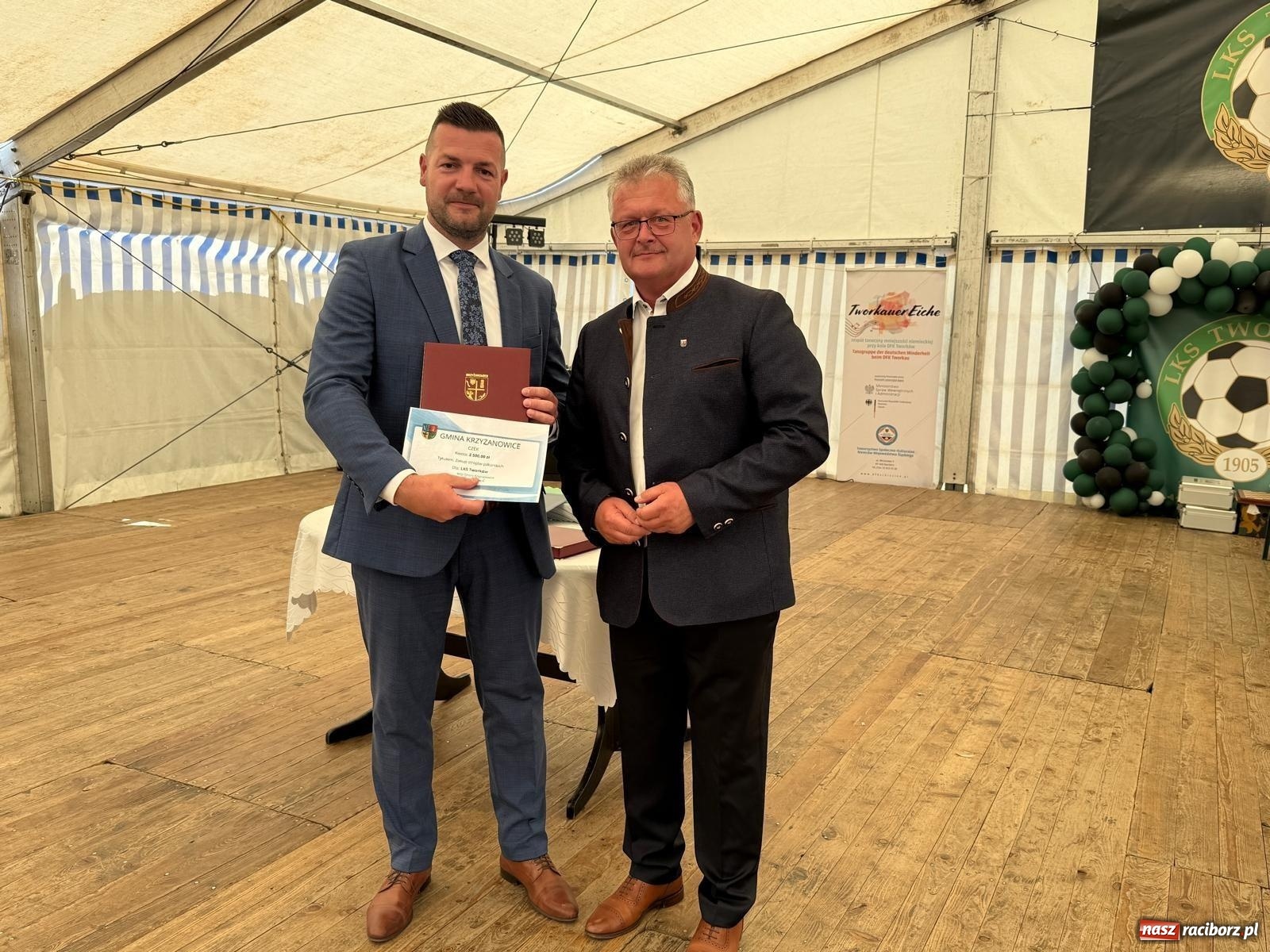 Zdjęcie w galerii na portalu naszraciborz.pl: Wielkie świętowanie w Tworkowie. Ludowy Klub Sportowy ma 120 lat wiadomości z regionu