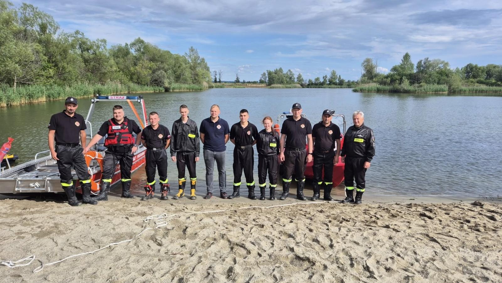 Zdjęcie w galerii na portalu naszraciborz.pl: Gotowi do akcji na wodzie. Specjalistyczne szkolenie OSP Krzyżanowice wiadomości z regionu