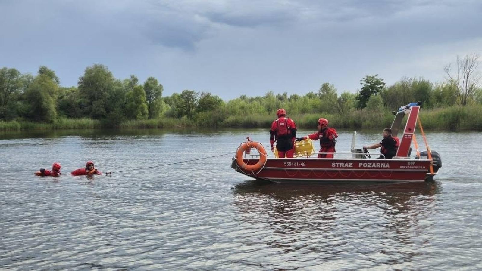Zdjęcie w galerii na portalu naszraciborz.pl: Gotowi do akcji na wodzie. Specjalistyczne szkolenie OSP Krzyżanowice wiadomości z regionu