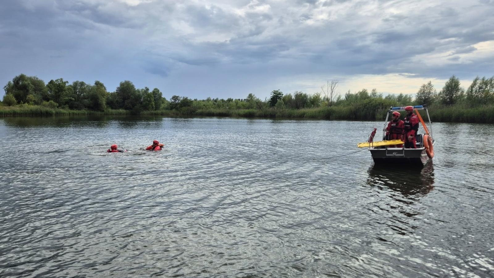 Zdjęcie w galerii na portalu naszraciborz.pl: Gotowi do akcji na wodzie. Specjalistyczne szkolenie OSP Krzyżanowice wiadomości z regionu