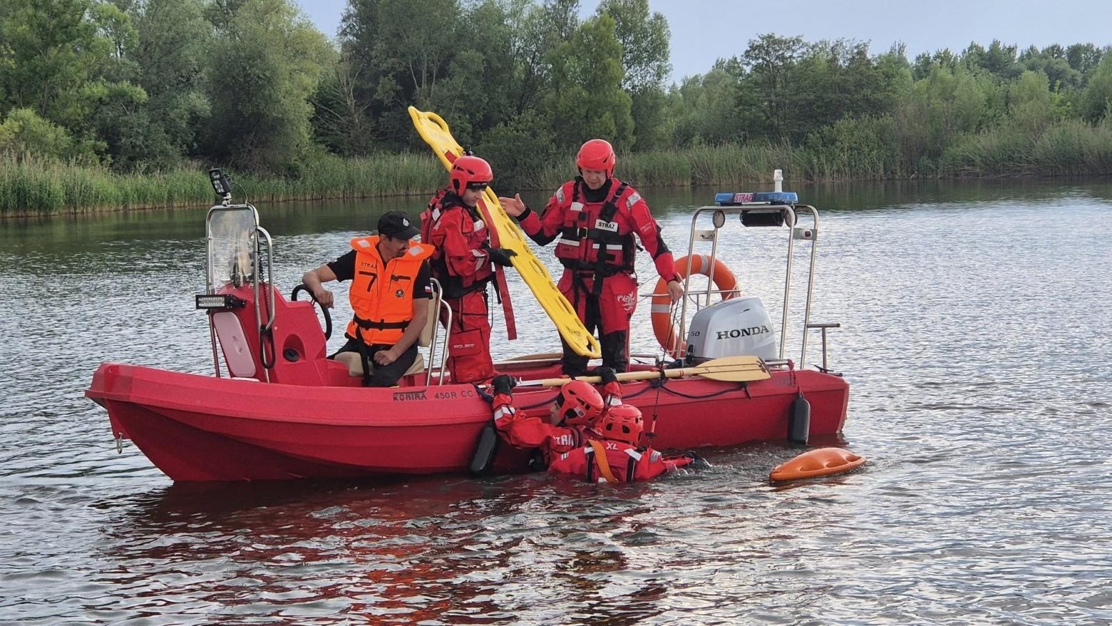 Zdjęcie w galerii na portalu naszraciborz.pl: Gotowi do akcji na wodzie. Specjalistyczne szkolenie OSP Krzyżanowice wiadomości z regionu
