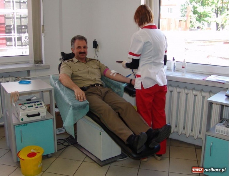 Zdjęcie w galerii na portalu naszraciborz.pl: 20 litrów krwi na 20-lecie Straży Granicznej wiadomości z regionu