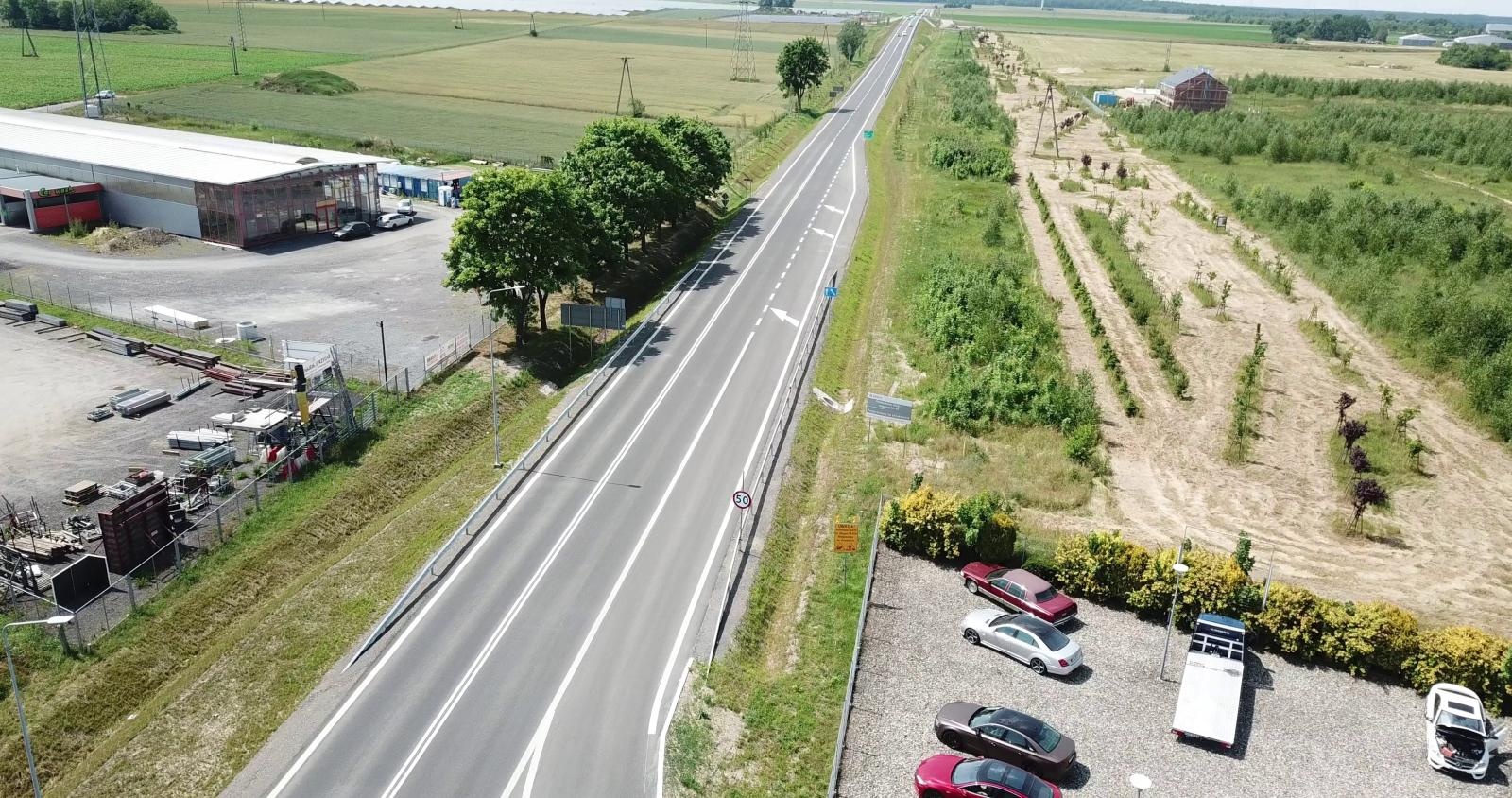 Zdjęcie w galerii na portalu naszraciborz.pl: Na trasie Racibórz – Opole bez utrudnień. Odcinek DK45 między Krapkowicami a Rogowem Opolskim gotowy wiadomości z regionu