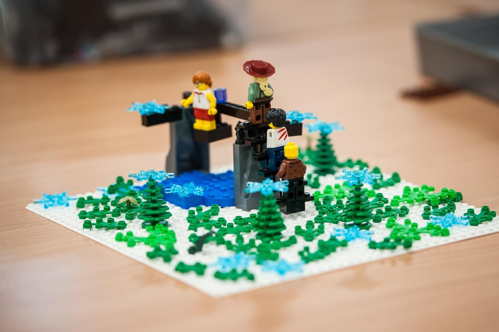 Zdjęcie w galerii na portalu naszraciborz.pl: Ciocia od Klocków na Zamku Piastowskim. Warsztaty LEGO w ramach Wakacji w Powiecie wiadomości z regionu