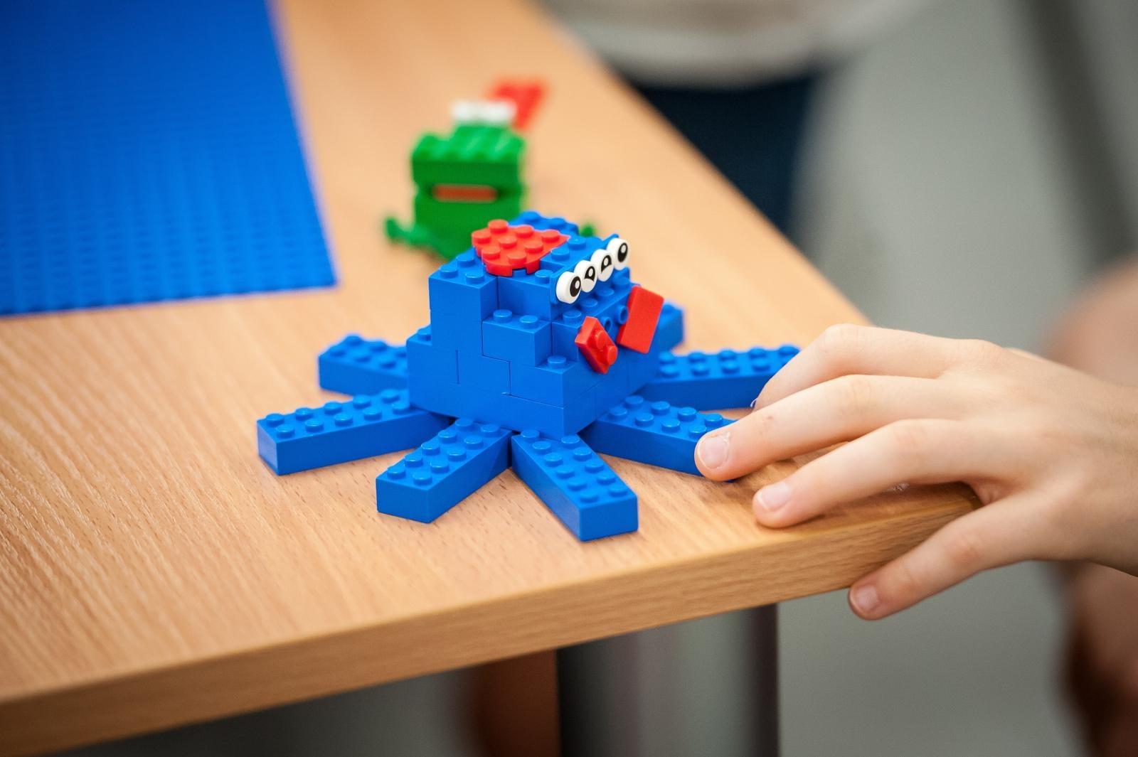 Zdjęcie w galerii na portalu naszraciborz.pl: Ciocia od Klocków na Zamku Piastowskim. Warsztaty LEGO w ramach Wakacji w Powiecie wiadomości z regionu