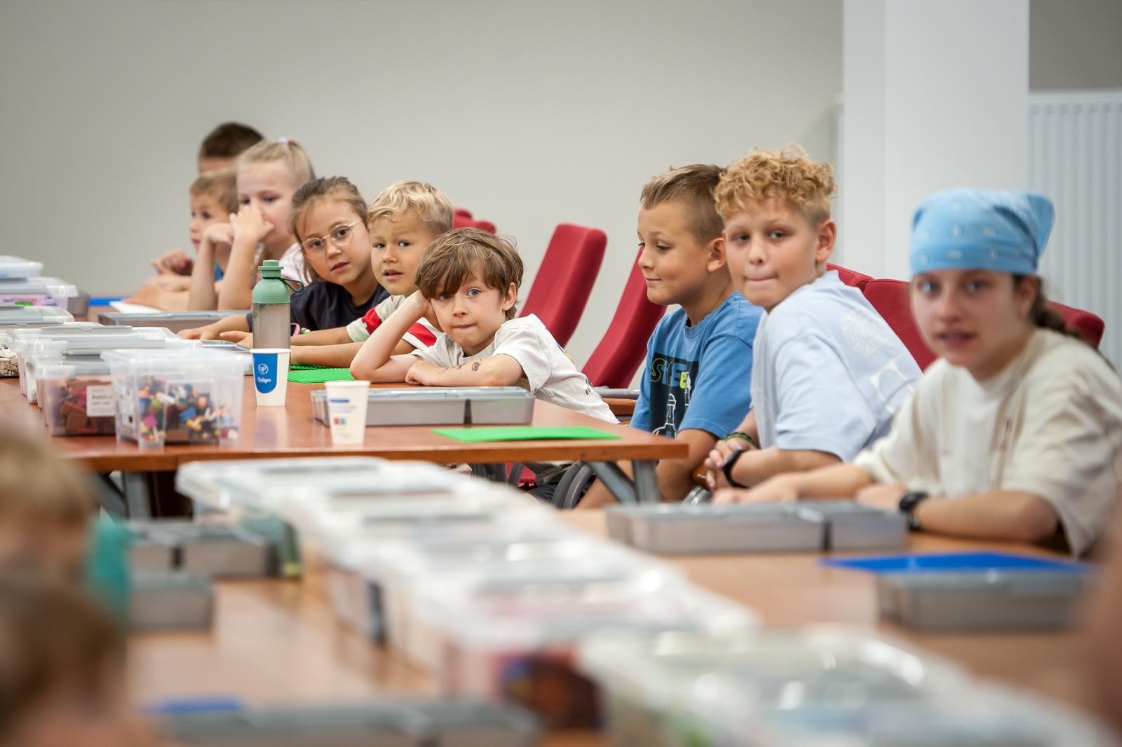 Zdjęcie w galerii na portalu naszraciborz.pl: Ciocia od Klocków na Zamku Piastowskim. Warsztaty LEGO w ramach Wakacji w Powiecie wiadomości z regionu