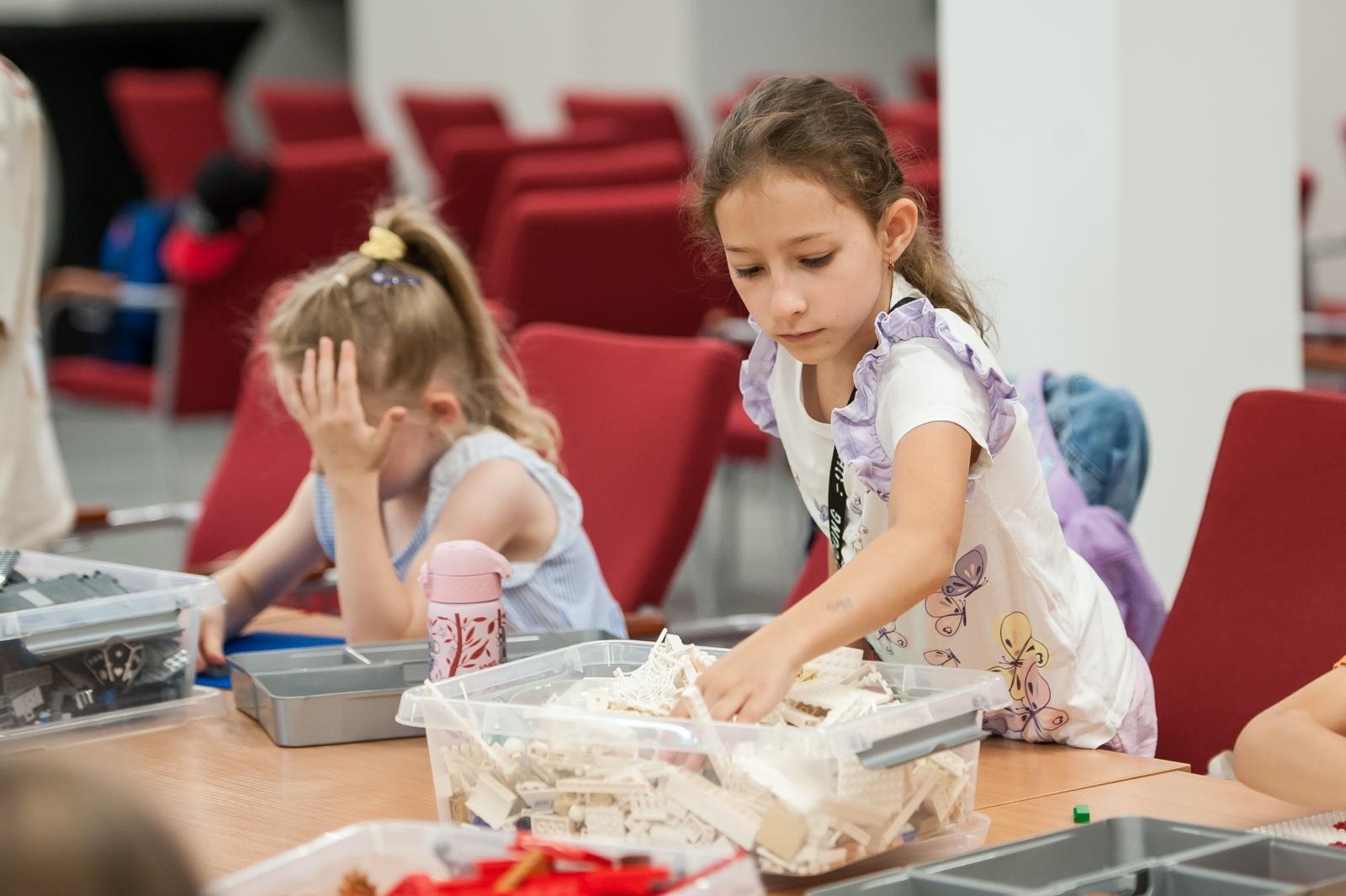 Zdjęcie w galerii na portalu naszraciborz.pl: Ciocia od Klocków na Zamku Piastowskim. Warsztaty LEGO w ramach Wakacji w Powiecie wiadomości z regionu