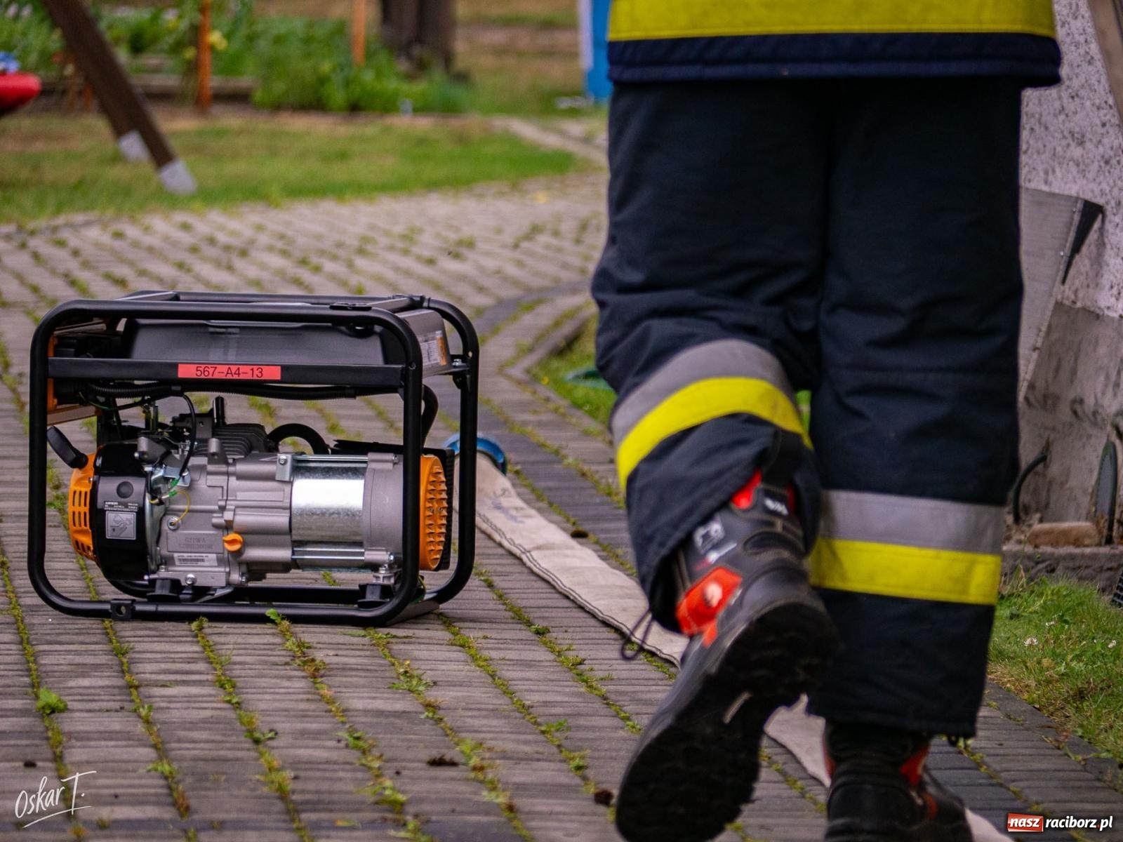 Zdjęcie w galerii na portalu naszraciborz.pl: Silny wiatr i ulewa przysporzyły pracy strażakom. Seria interwencji w Nędzy [FOTO] wiadomości z regionu