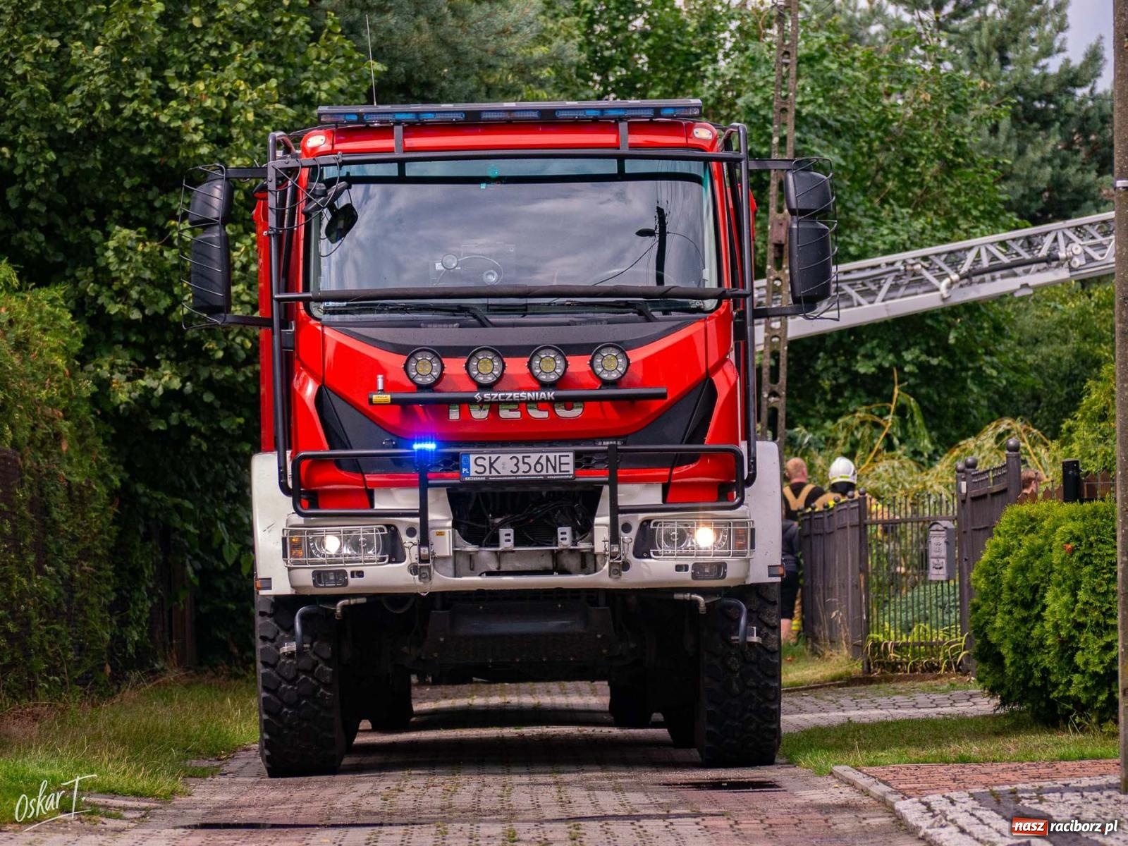 Zdjęcie w galerii na portalu naszraciborz.pl: Silny wiatr i ulewa przysporzyły pracy strażakom. Seria interwencji w Nędzy [FOTO] wiadomości z regionu