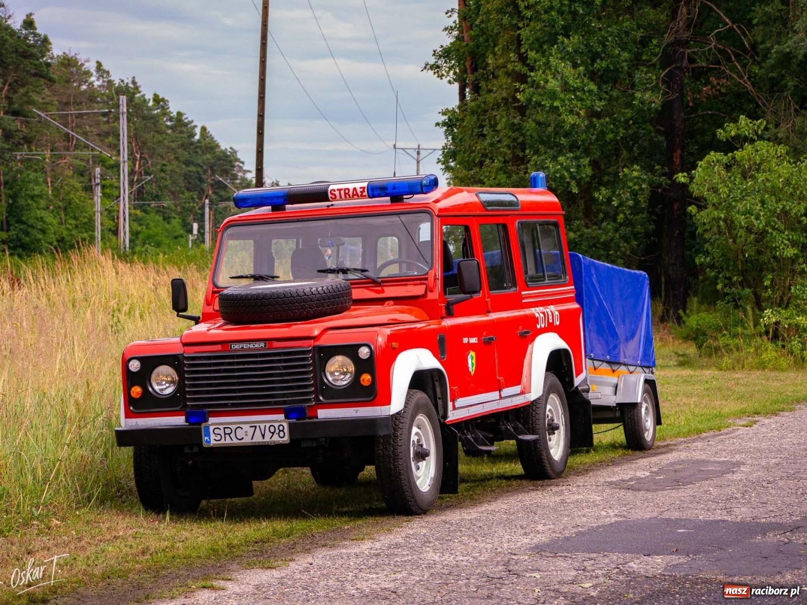 Zdjęcie w galerii na portalu naszraciborz.pl: Silny wiatr i ulewa przysporzyły pracy strażakom. Seria interwencji w Nędzy [FOTO] wiadomości z regionu
