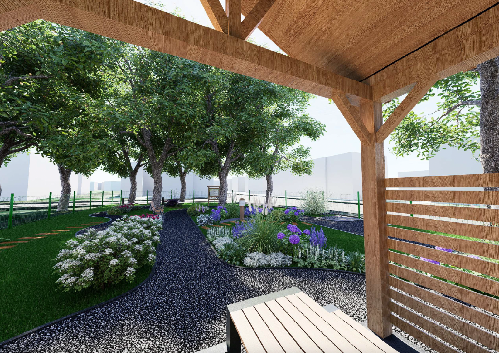 Zdjęcie w galerii na portalu naszraciborz.pl: Ptasi zakątek zamiast pomnika wdzięczności. Nowa przestrzeń dla mieszkańców Krzanowic wiadomości z regionu