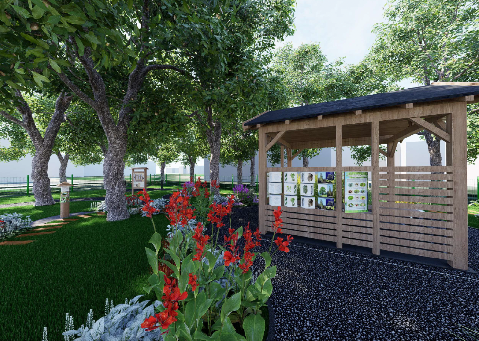 Zdjęcie w galerii na portalu naszraciborz.pl: Ptasi zakątek zamiast pomnika wdzięczności. Nowa przestrzeń dla mieszkańców Krzanowic wiadomości z regionu