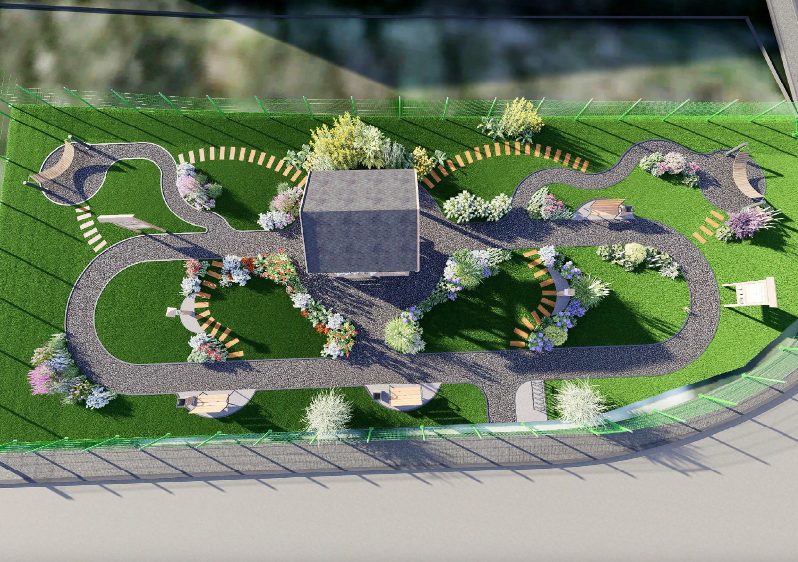 Zdjęcie w galerii na portalu naszraciborz.pl: Ptasi zakątek zamiast pomnika wdzięczności. Nowa przestrzeń dla mieszkańców Krzanowic wiadomości z regionu