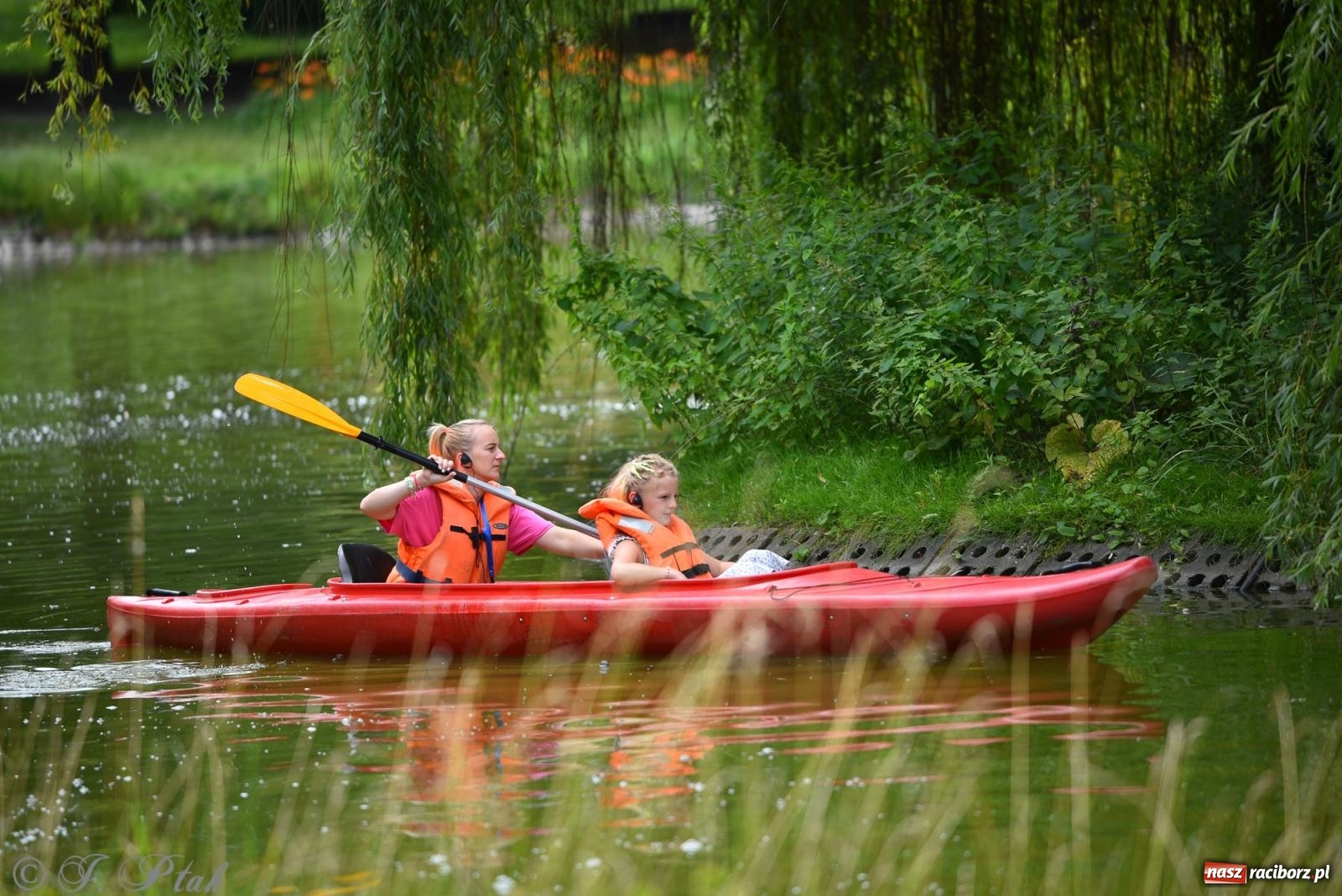 Zdjęcie w galerii na portalu naszraciborz.pl: Pożegnanie lata z Fundacją PORT – bezpłatny spływ kajakowy w Parku im. Miasta Roth wiadomości z regionu