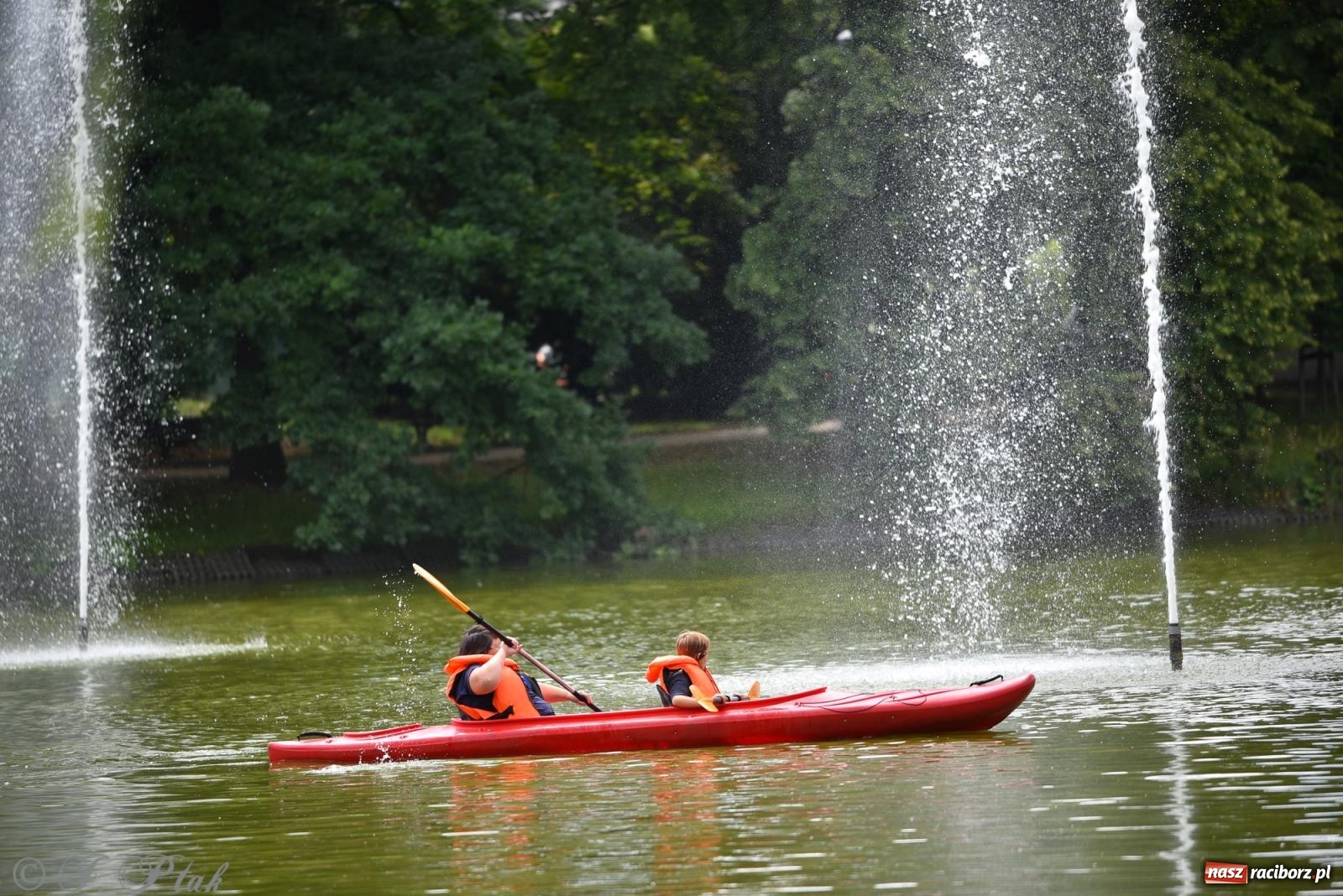 Zdjęcie w galerii na portalu naszraciborz.pl: Pożegnanie lata z Fundacją PORT – bezpłatny spływ kajakowy w Parku im. Miasta Roth wiadomości z regionu
