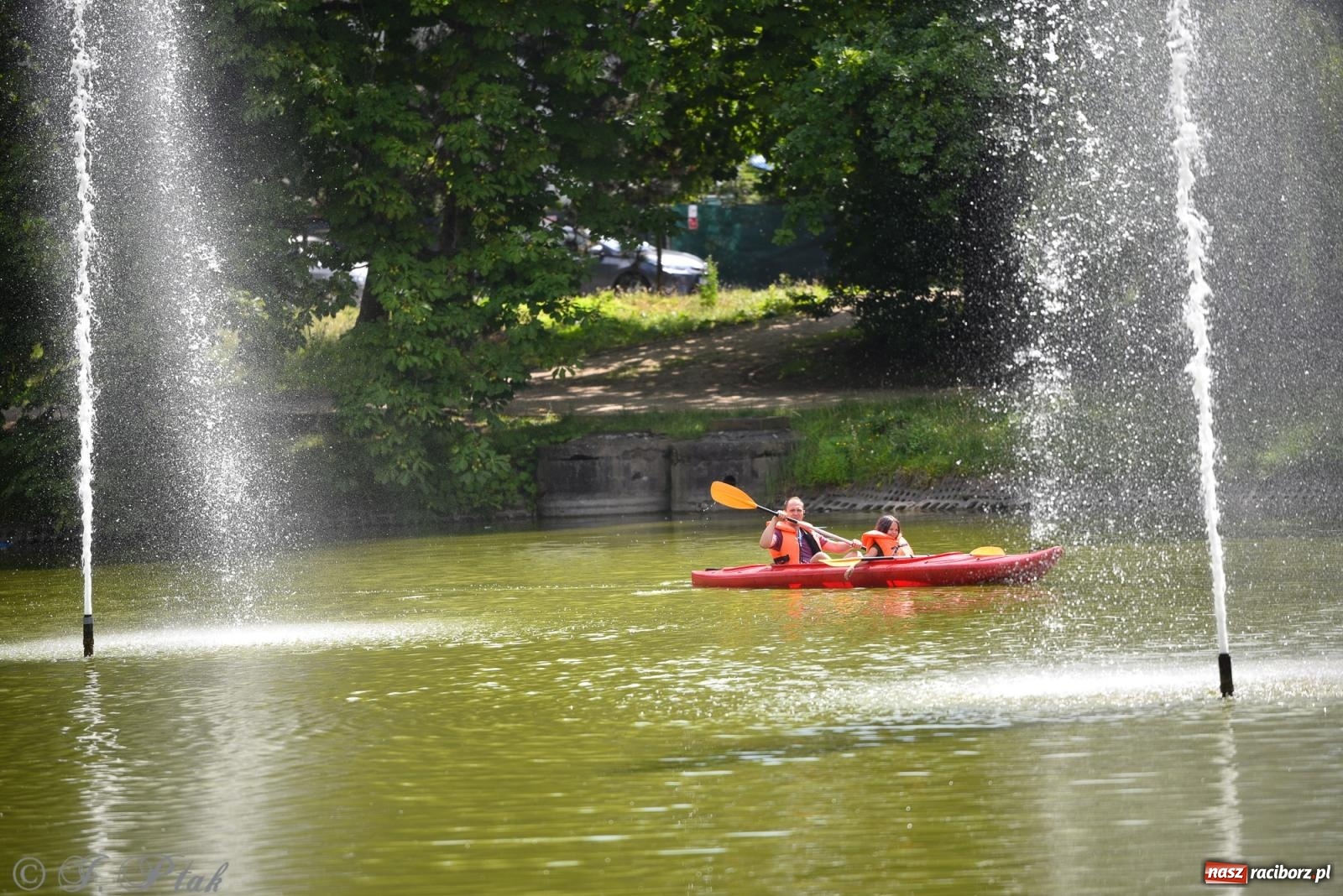 Zdjęcie w galerii na portalu naszraciborz.pl: Pożegnanie lata z Fundacją PORT – bezpłatny spływ kajakowy w Parku im. Miasta Roth wiadomości z regionu