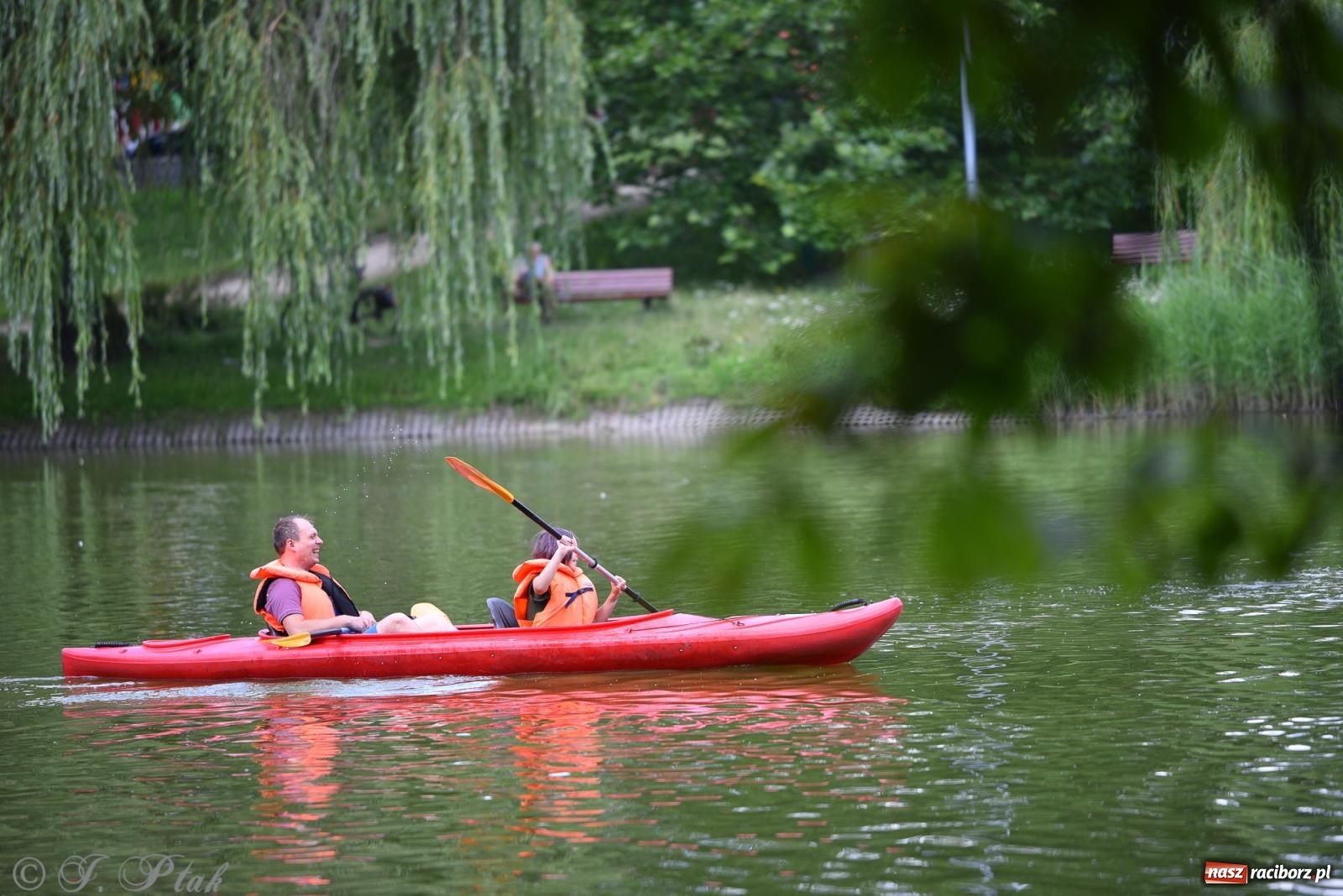Zdjęcie w galerii na portalu naszraciborz.pl: Pożegnanie lata z Fundacją PORT – bezpłatny spływ kajakowy w Parku im. Miasta Roth wiadomości z regionu