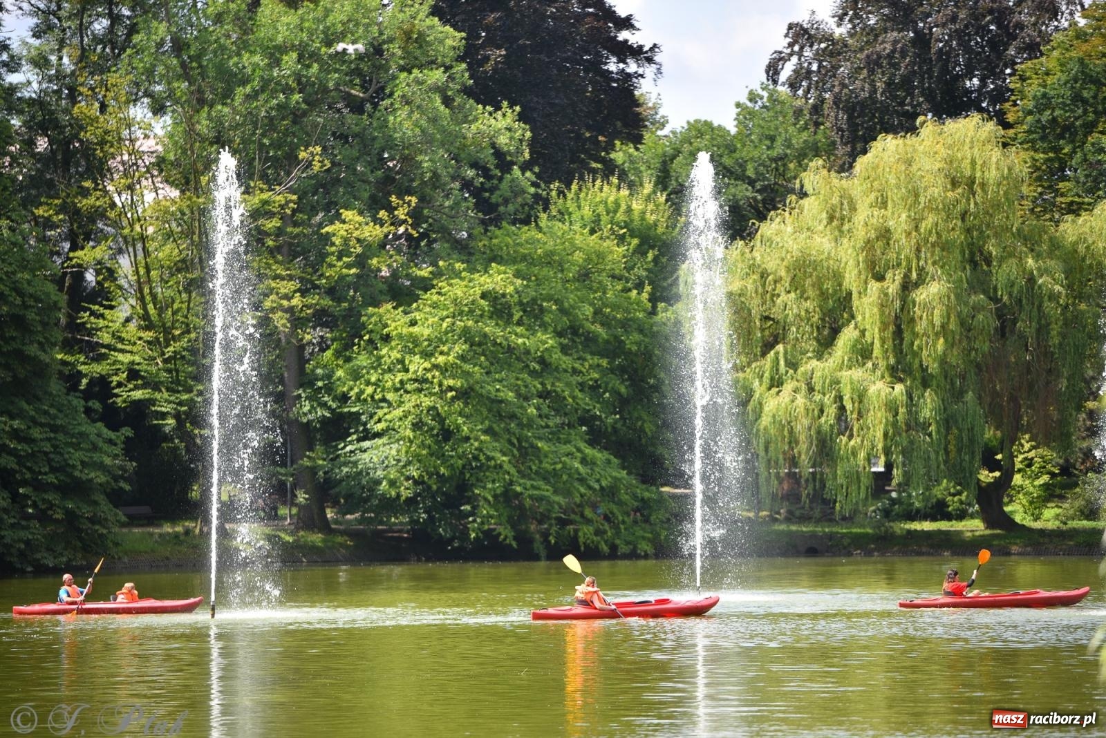 Zdjęcie w galerii na portalu naszraciborz.pl: Pożegnanie lata z Fundacją PORT – bezpłatny spływ kajakowy w Parku im. Miasta Roth wiadomości z regionu