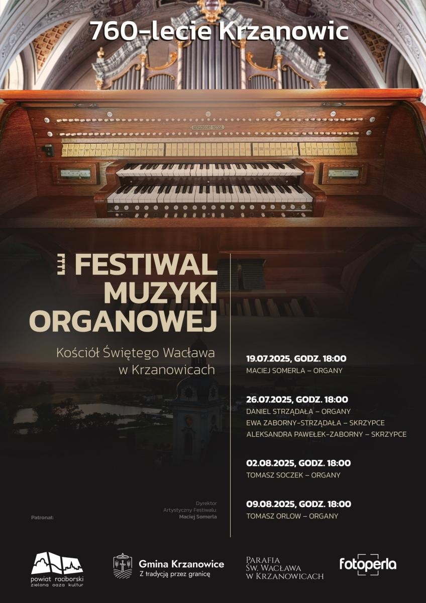 Zdjęcie w galerii na portalu naszraciborz.pl: Inauguracyjny koncert organowy w Krzanowicach otworzył jubileusz 760-lecia miasta wiadomości z regionu