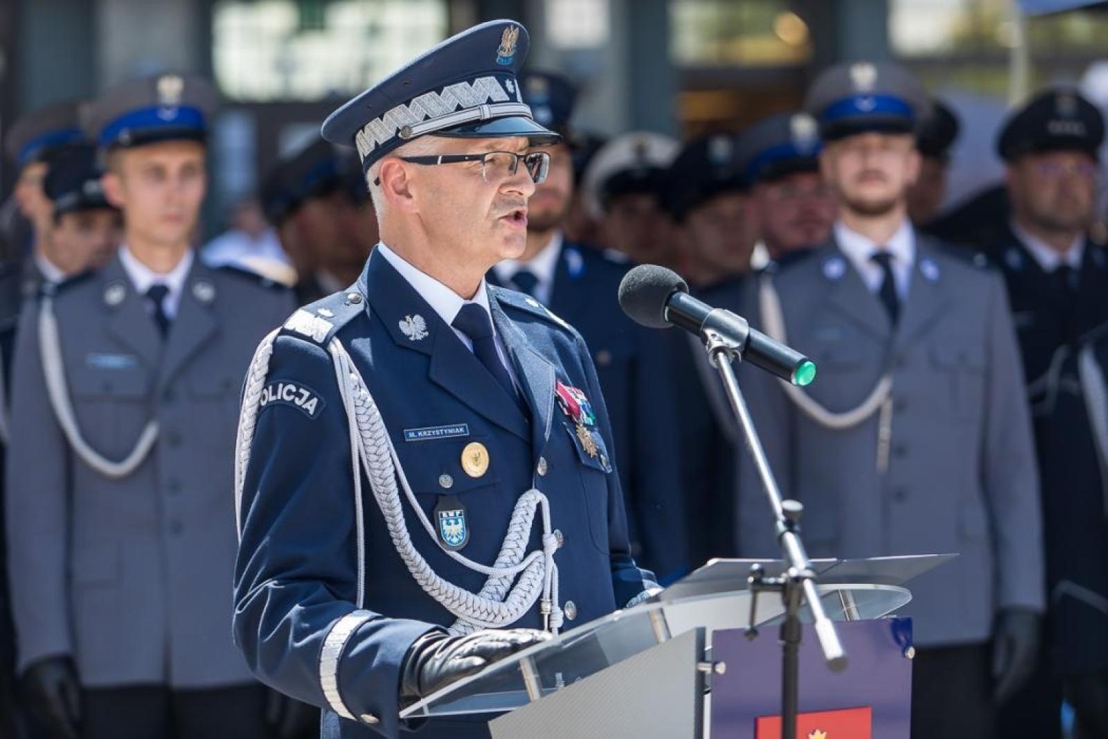 Zdjęcie w galerii na portalu naszraciborz.pl: W Rybniku odbyły się tegoroczne wojewódzkie obchody Święta Policji wiadomości z regionu