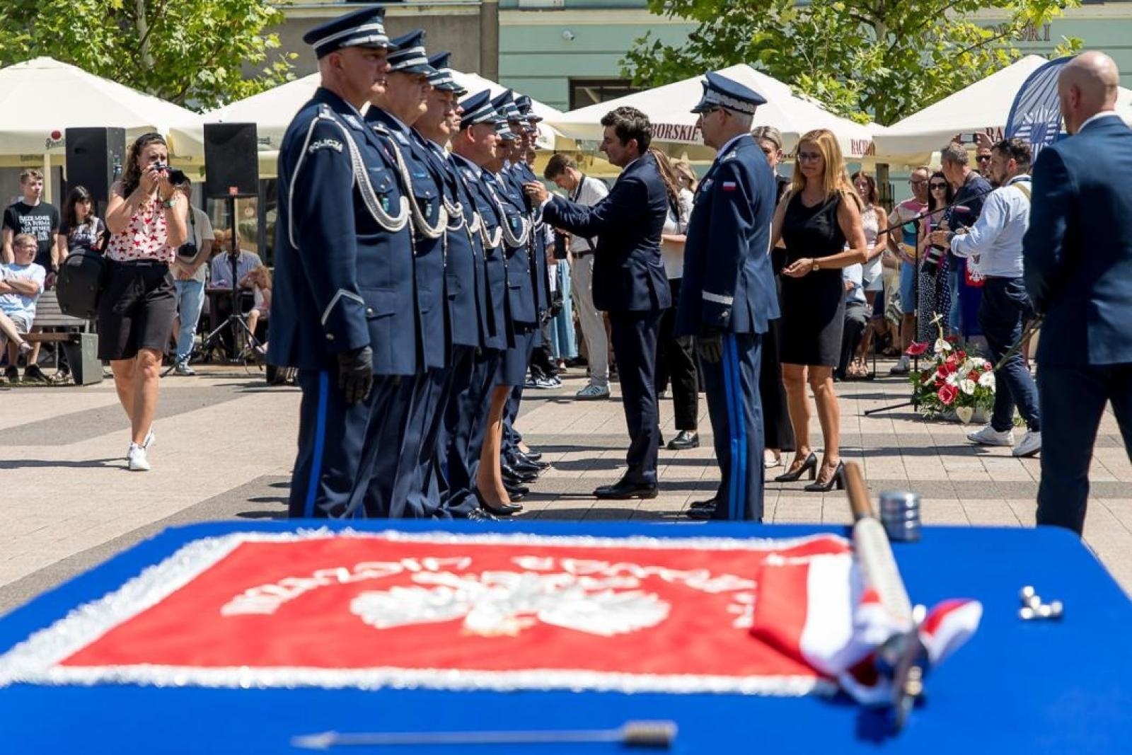 Zdjęcie w galerii na portalu naszraciborz.pl: W Rybniku odbyły się tegoroczne wojewódzkie obchody Święta Policji wiadomości z regionu