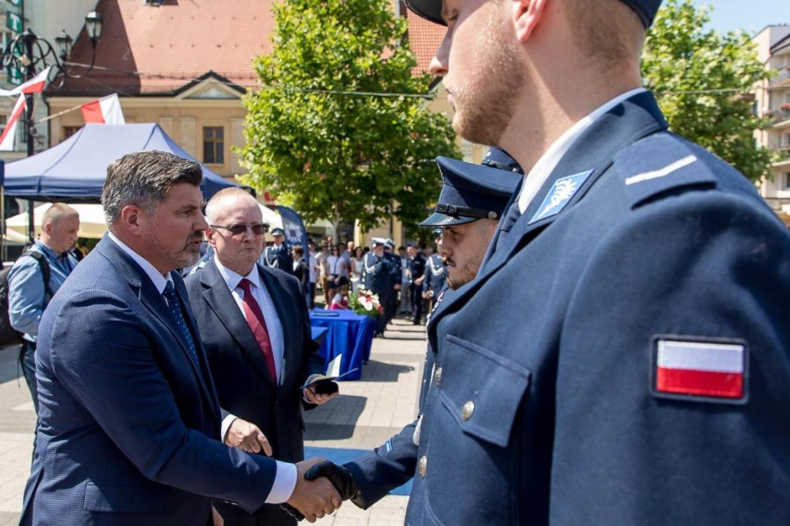 Zdjęcie w galerii na portalu naszraciborz.pl: W Rybniku odbyły się tegoroczne wojewódzkie obchody Święta Policji wiadomości z regionu