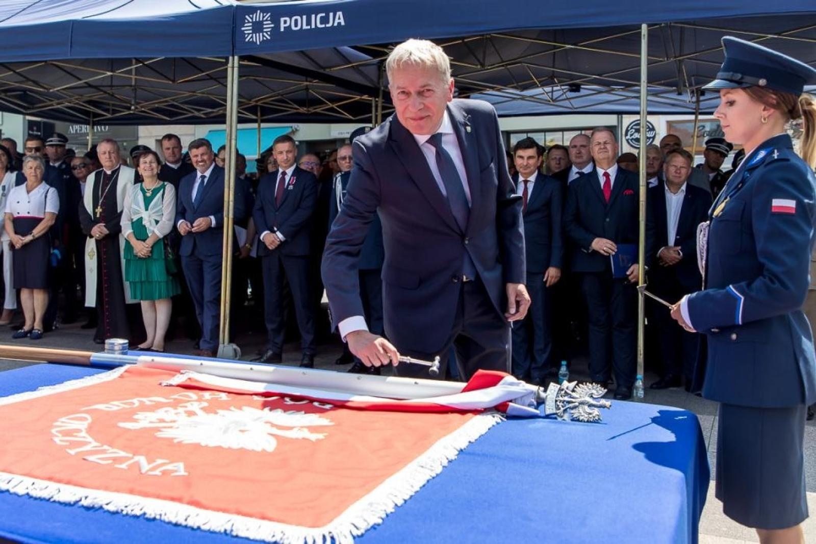 Zdjęcie w galerii na portalu naszraciborz.pl: W Rybniku odbyły się tegoroczne wojewódzkie obchody Święta Policji wiadomości z regionu