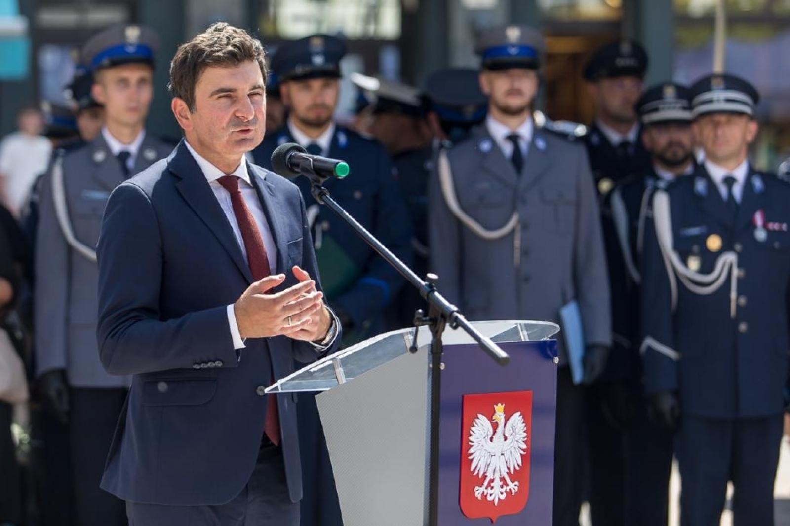 Zdjęcie w galerii na portalu naszraciborz.pl: W Rybniku odbyły się tegoroczne wojewódzkie obchody Święta Policji wiadomości z regionu