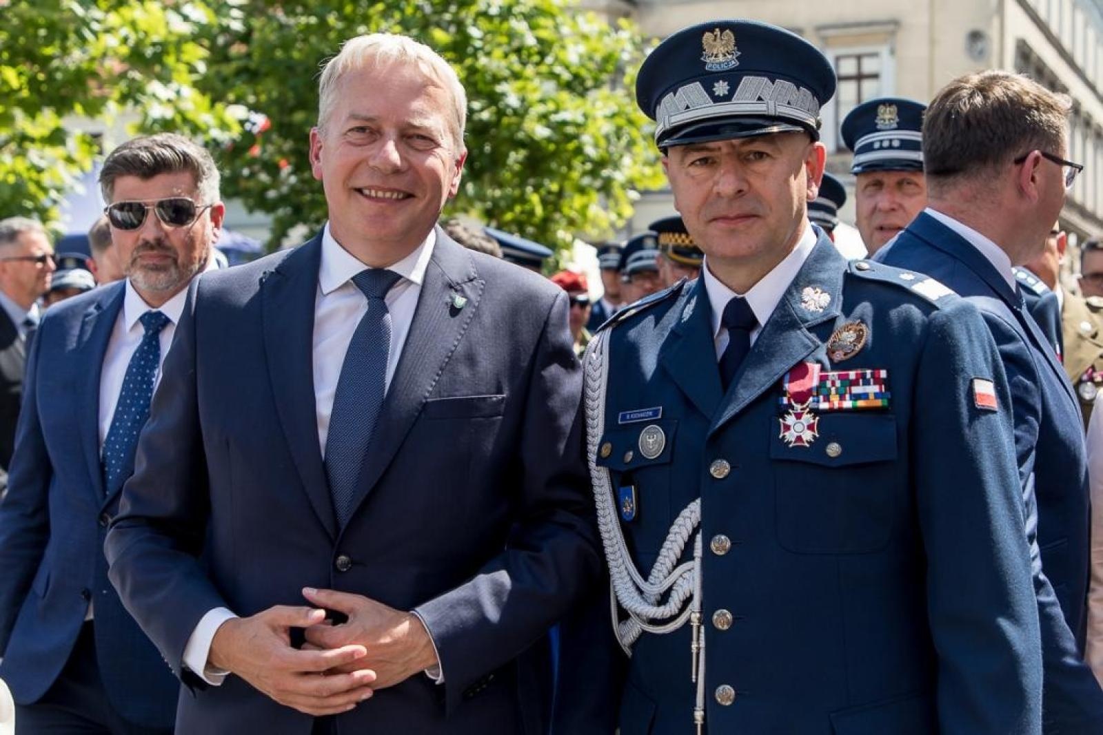 Zdjęcie w galerii na portalu naszraciborz.pl: W Rybniku odbyły się tegoroczne wojewódzkie obchody Święta Policji wiadomości z regionu