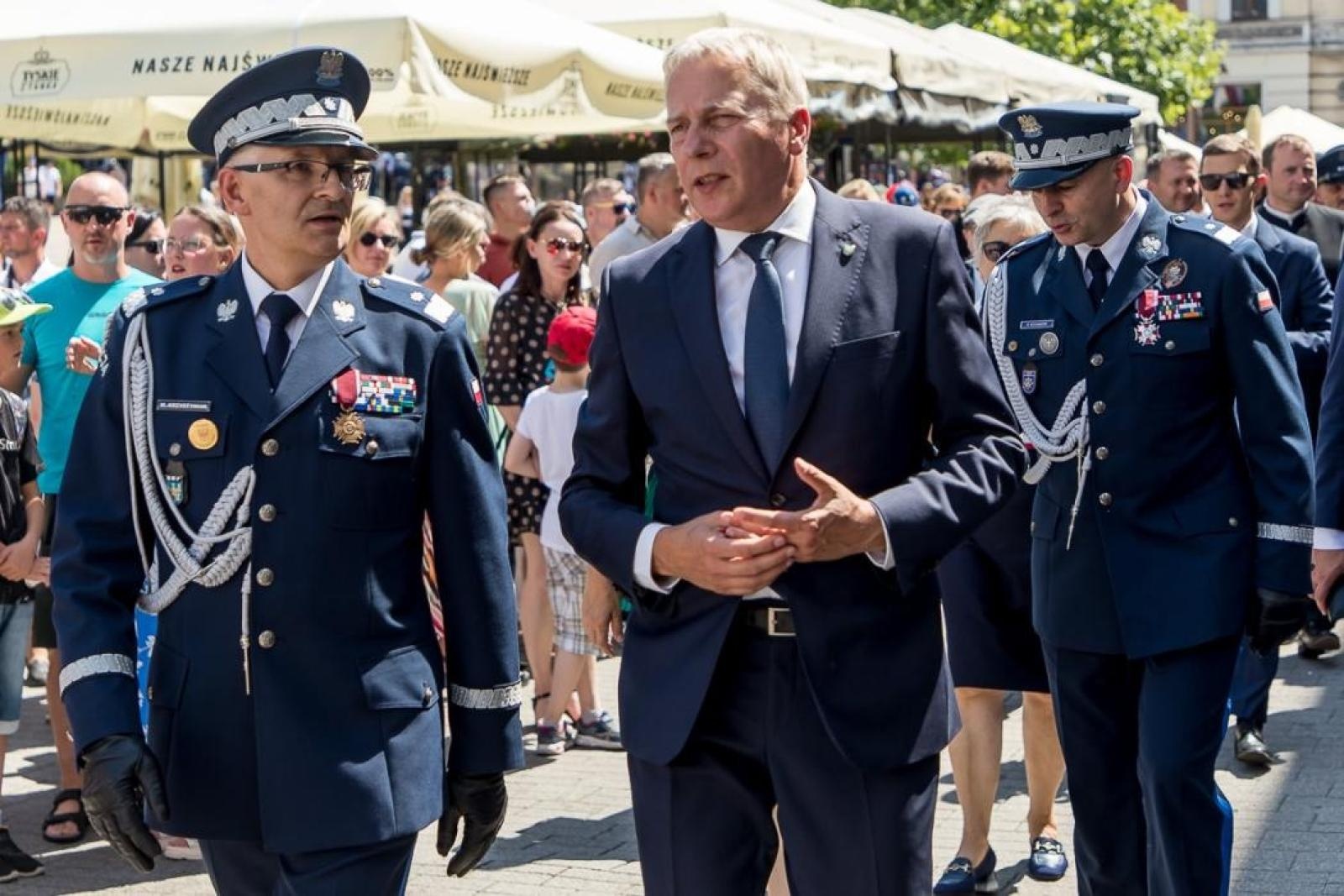 Zdjęcie w galerii na portalu naszraciborz.pl: W Rybniku odbyły się tegoroczne wojewódzkie obchody Święta Policji wiadomości z regionu