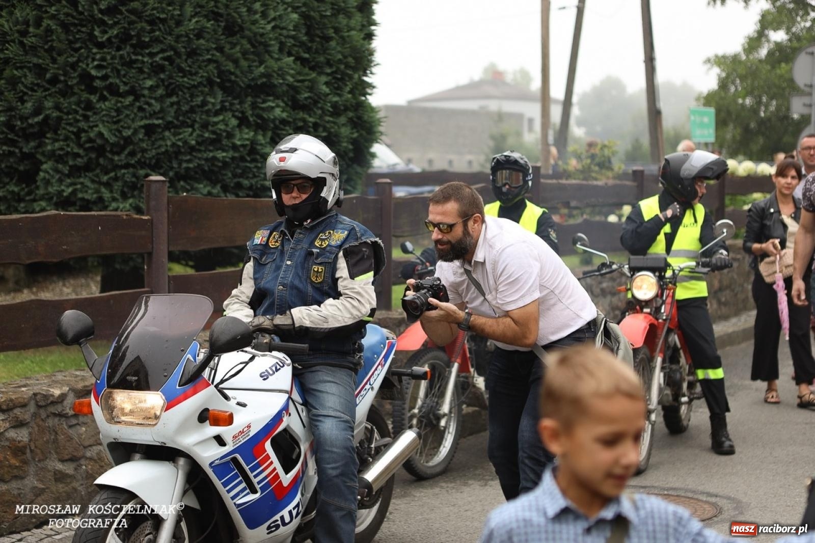 Zdjęcie w galerii na portalu naszraciborz.pl: Motozlot ku czci św. Krzysztofa w Pogrzebieniu – tradycja, pasja i błogosławieństwo na drogę [FOTO i WIDEO] wiadomości z regionu